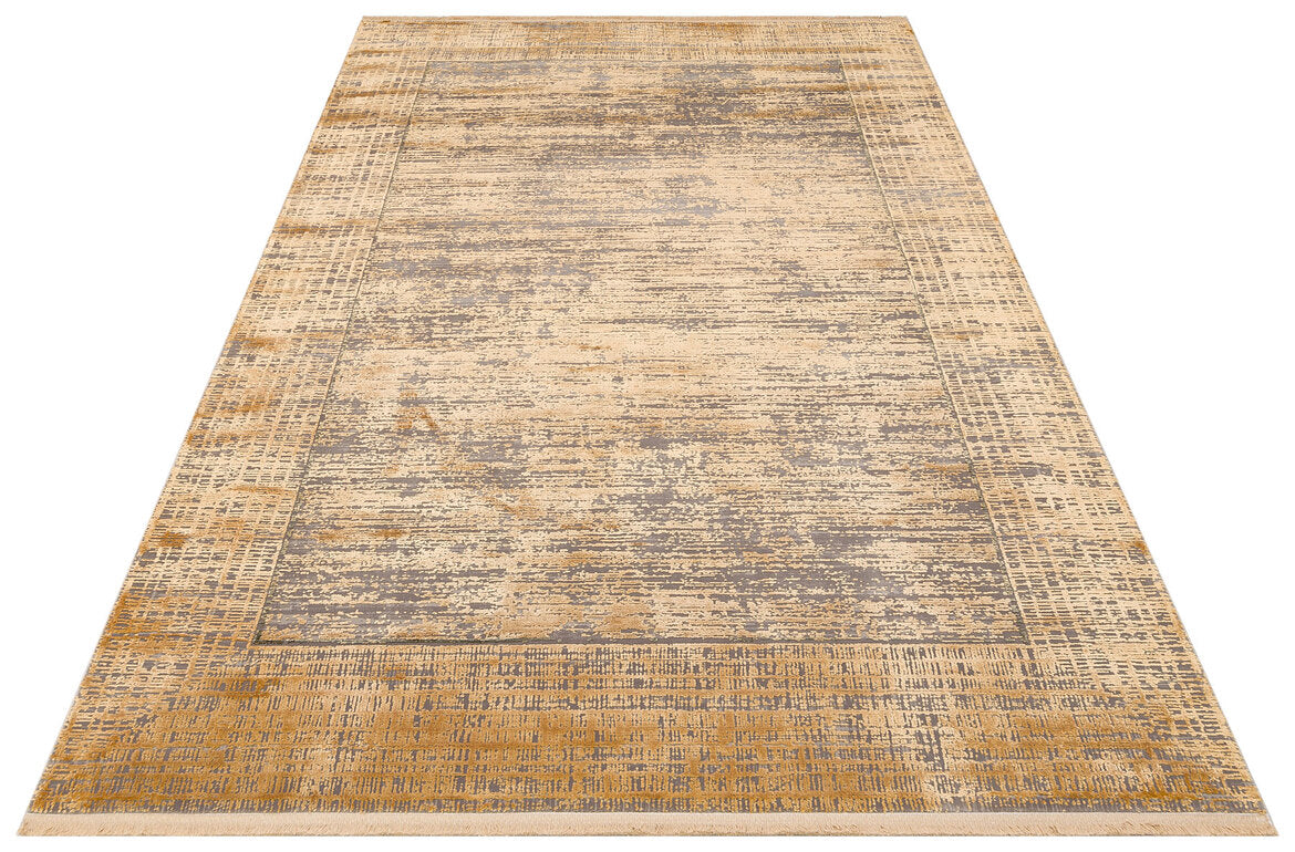 FRESCO DYED FSD 02 Altın - Eskitme Dokulu Işıltılı Salon Halısı