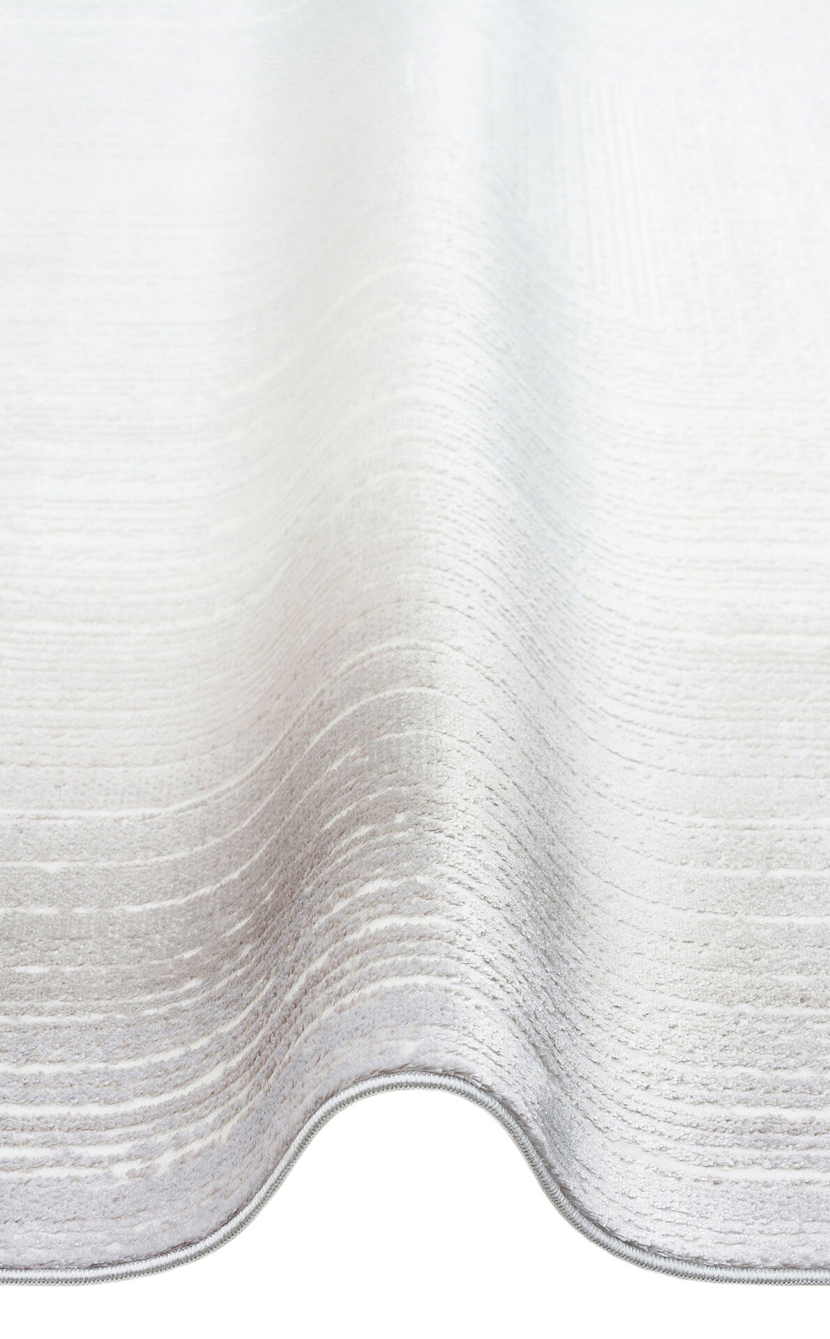 ST 105 BEIGE - SATEEN - Yıkanabilir Kaymaz Tabanlı Hav Vermez Sık Dokuma Modern Halı