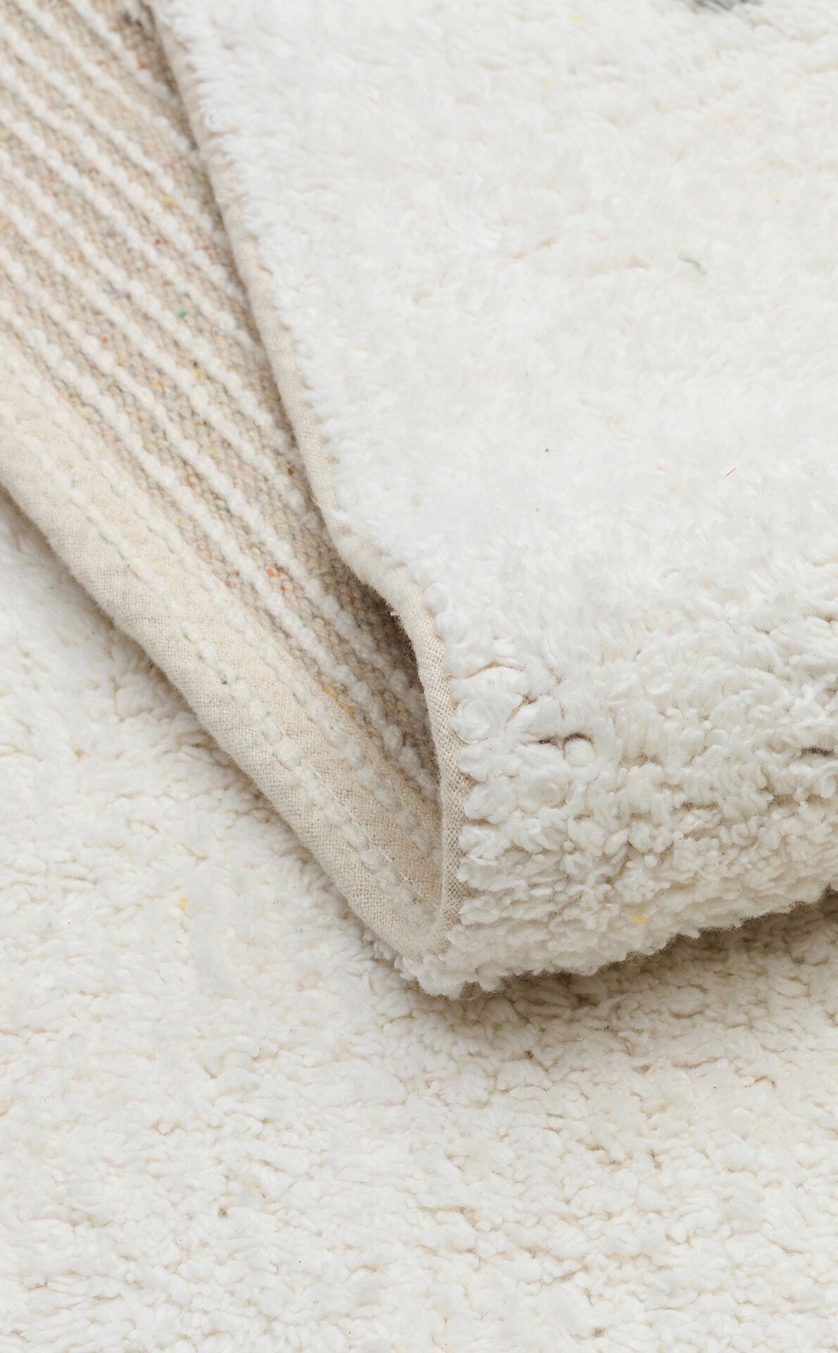 Cotton Boon XXW CBN 10 Çok Renkli - Yıkanabilir Kaymaz Natural Pamuk Bebek Halısı