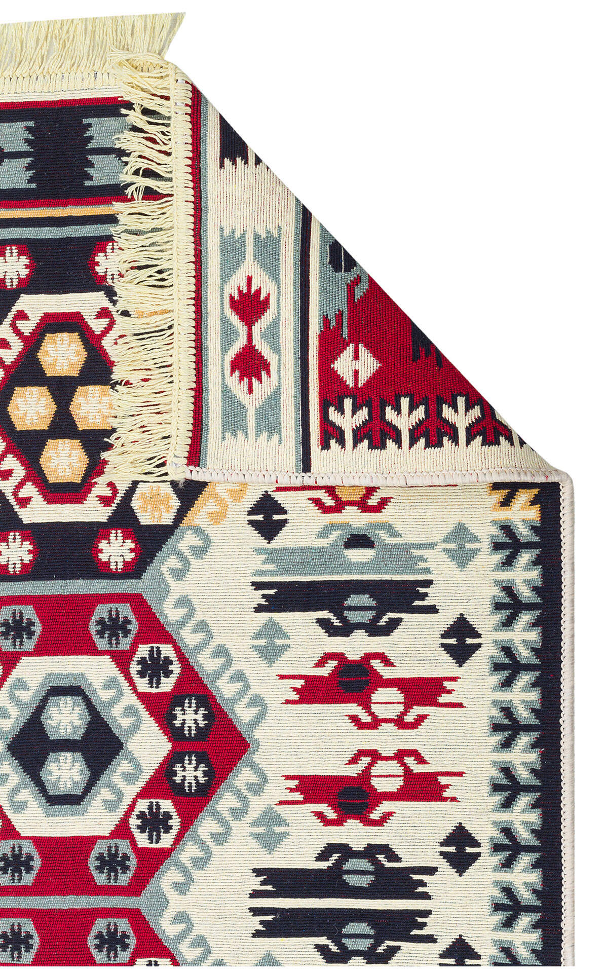Arya AR 30 Kırmzı - Yıkanabilir Çift Taraflı Modern Dokuma Kilim