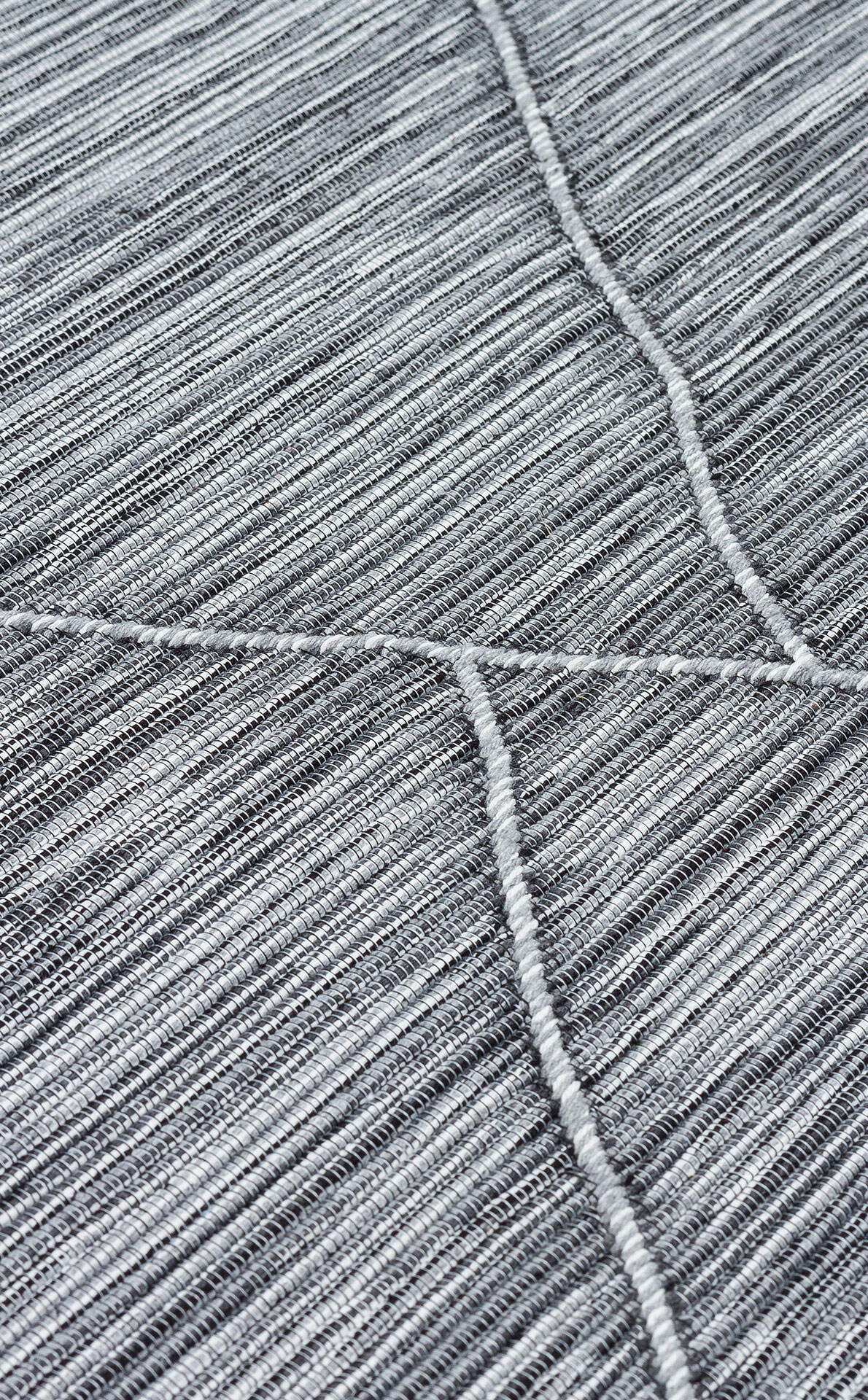 Arya Craft ARC 02 Gri - Yıkanabilir Çift Taraflı Modern Dokuma Kilim