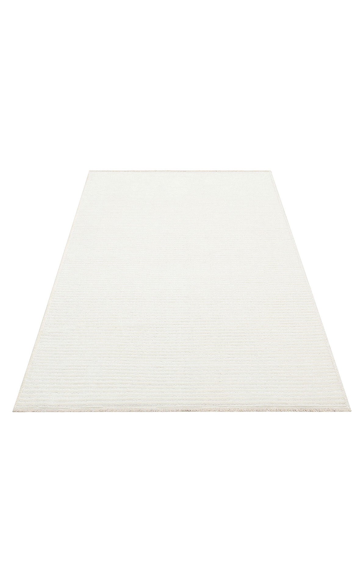 Ada Plain Krem - Yıkanabilir Kaymaz Hav Yapmaz Modern Düz Dokuma Kilim