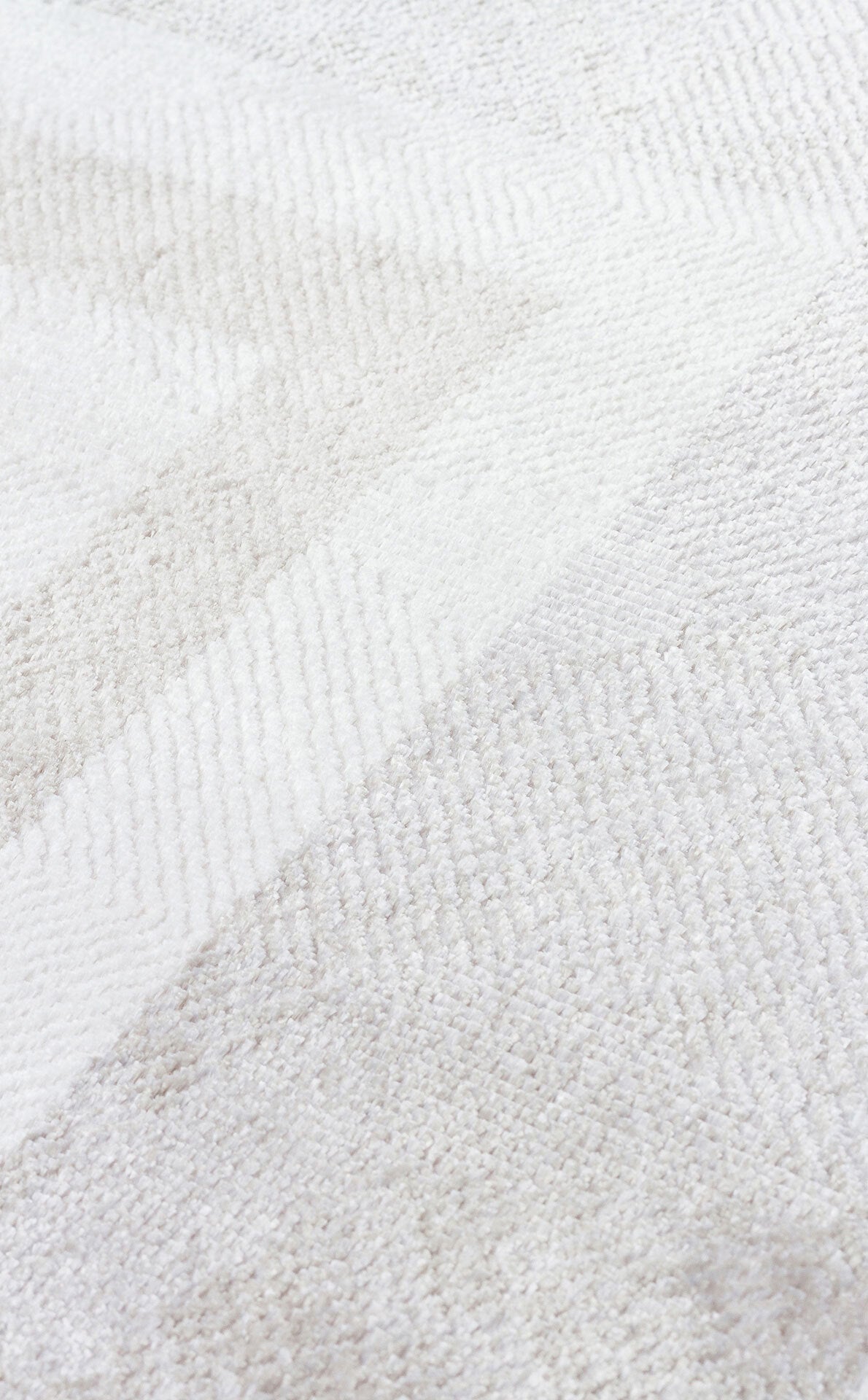 ST 103 CREAM GREY - SATEEN - Yıkanabilir Kaymaz Tabanlı Hav Vermez Sık Dokuma Modern Halı