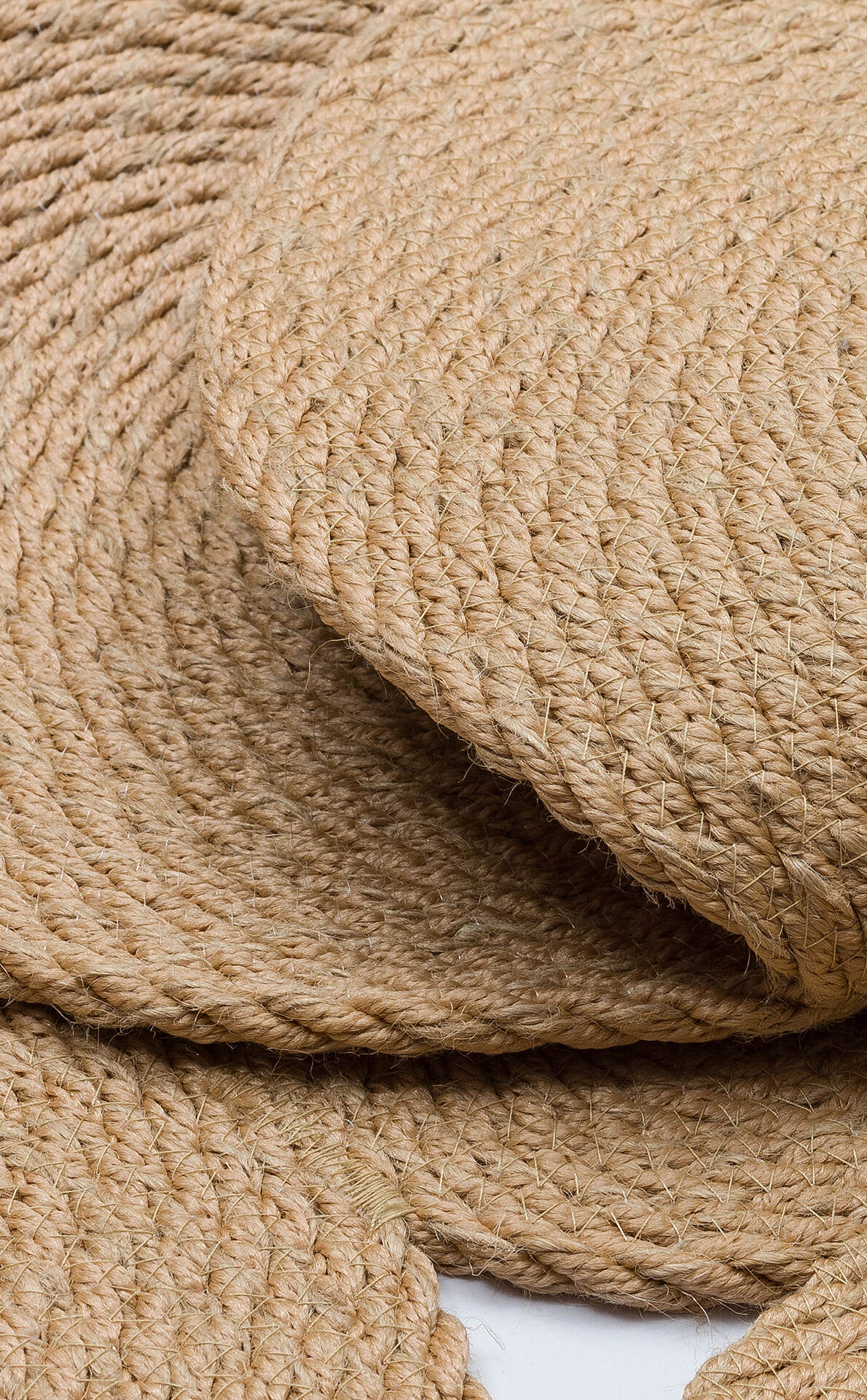 Patna PTN 01 Jut Natural - Jüt Hasır Görünümlü Hav Toz Vermez Örgü Halı