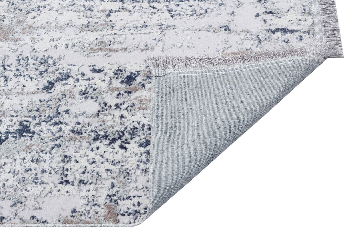 ST 10 SILVER MARINE XXW - SATEEN - Hav Toz Vermez Yıkanabilir Kaymaz İnce Dokuma Modern Halı