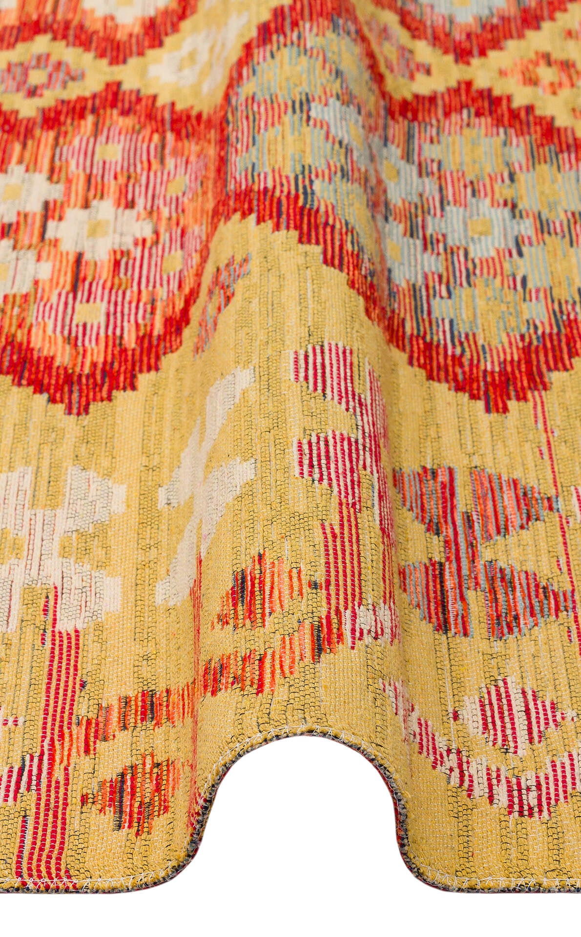 Nomad NMD 03 Kırmızı - Çift Taraflı Yıkanabilir Kilim | Otantik Kilim