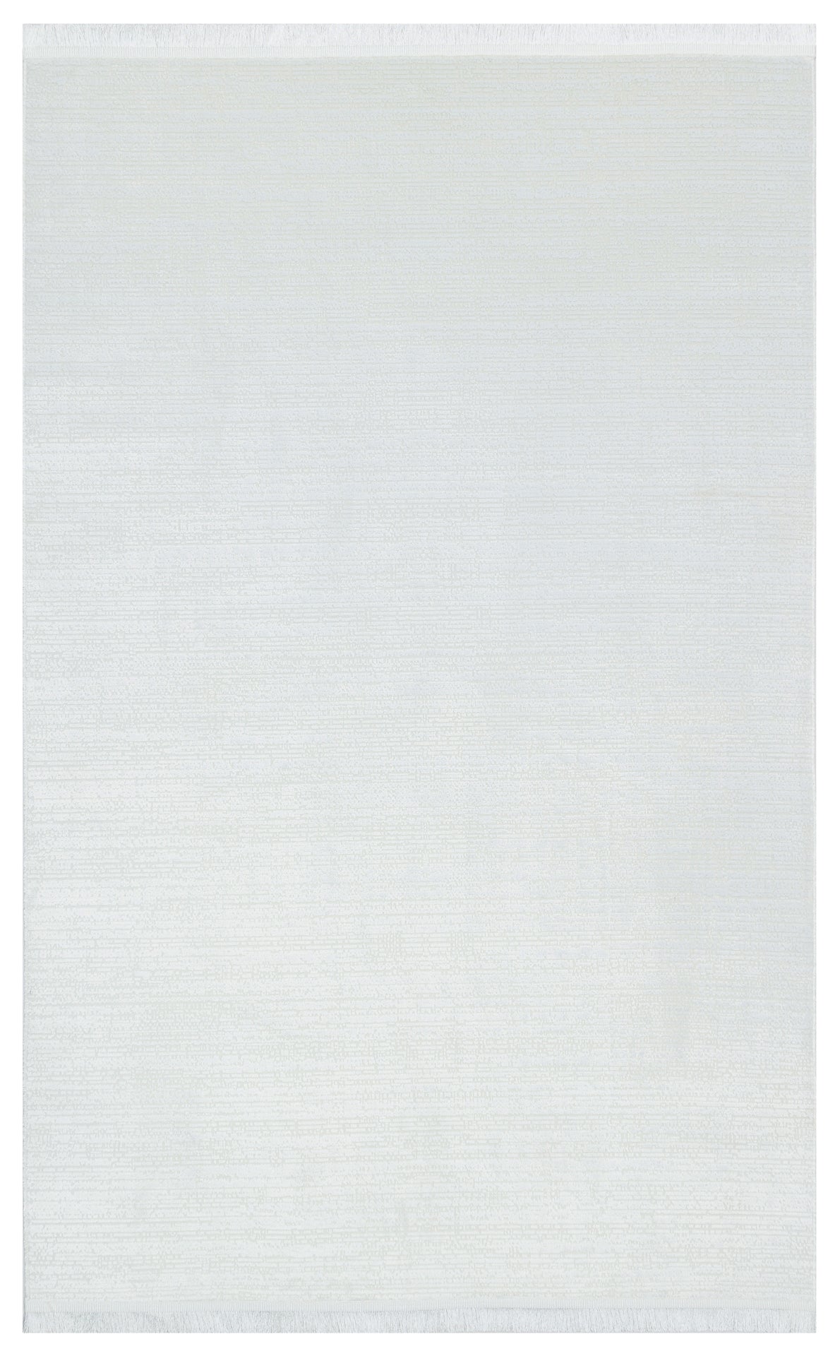 SATEEN ST 09 Beyaz XW - Hav Toz Vermez Yıkanabilir Kaymaz İnce Dokuma Modern Halı