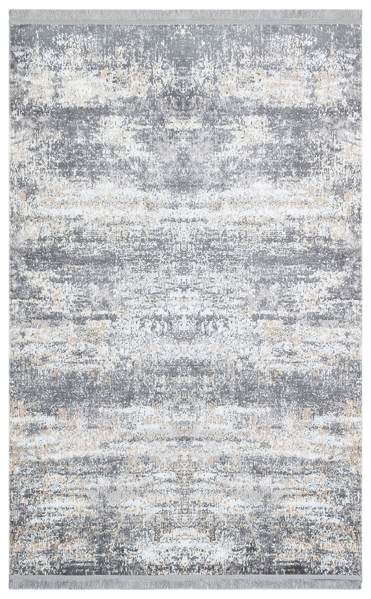 SATEEN ST 01 Bej Altın XW - Hav Toz Vermez Yıkanabilir Kaymaz İnce Dokuma Modern Halı