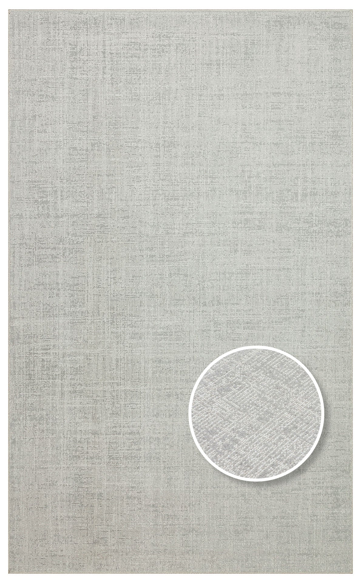 KLH PLAIN SILVER - KALAHARI - Özel Dokuma Tekniği ile Üretilen Modern Sade Desenli Makine Halısı