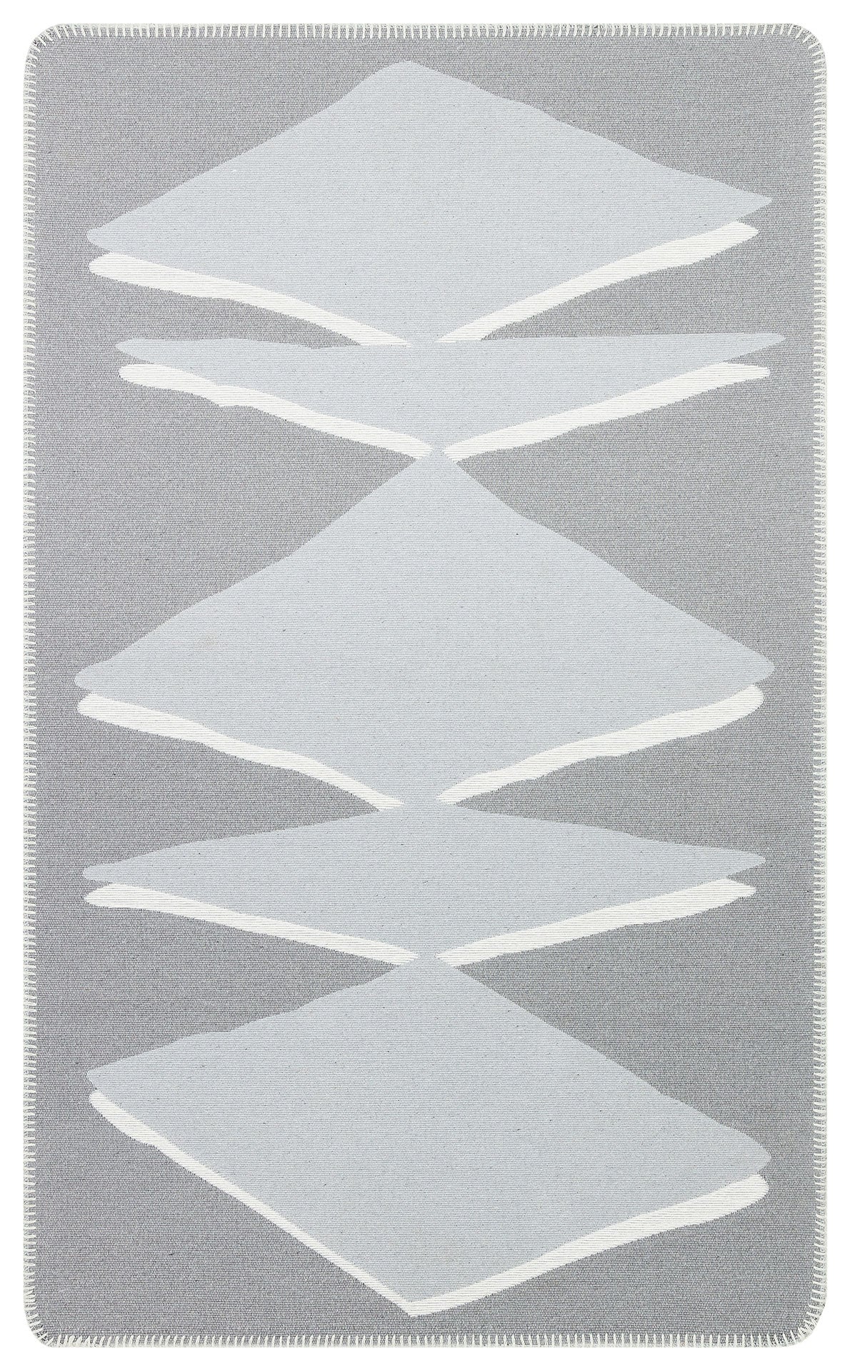 Arya Neo ARN 09 Gri Beyaz - Yıkanabilir Çift Taraflı Modern Dokuma Kilim