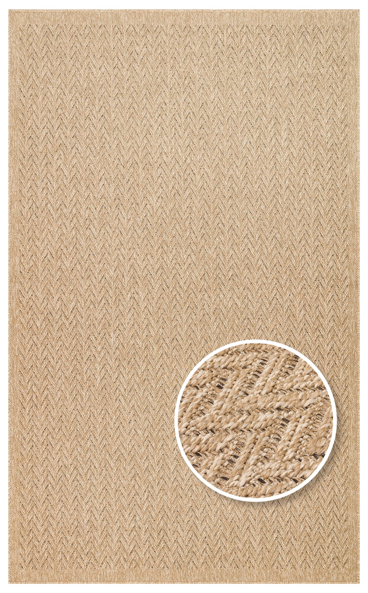 Salda SLD 05 Natural - Suya Dayanıklı Jüt Görünümlü Sisal Halı
