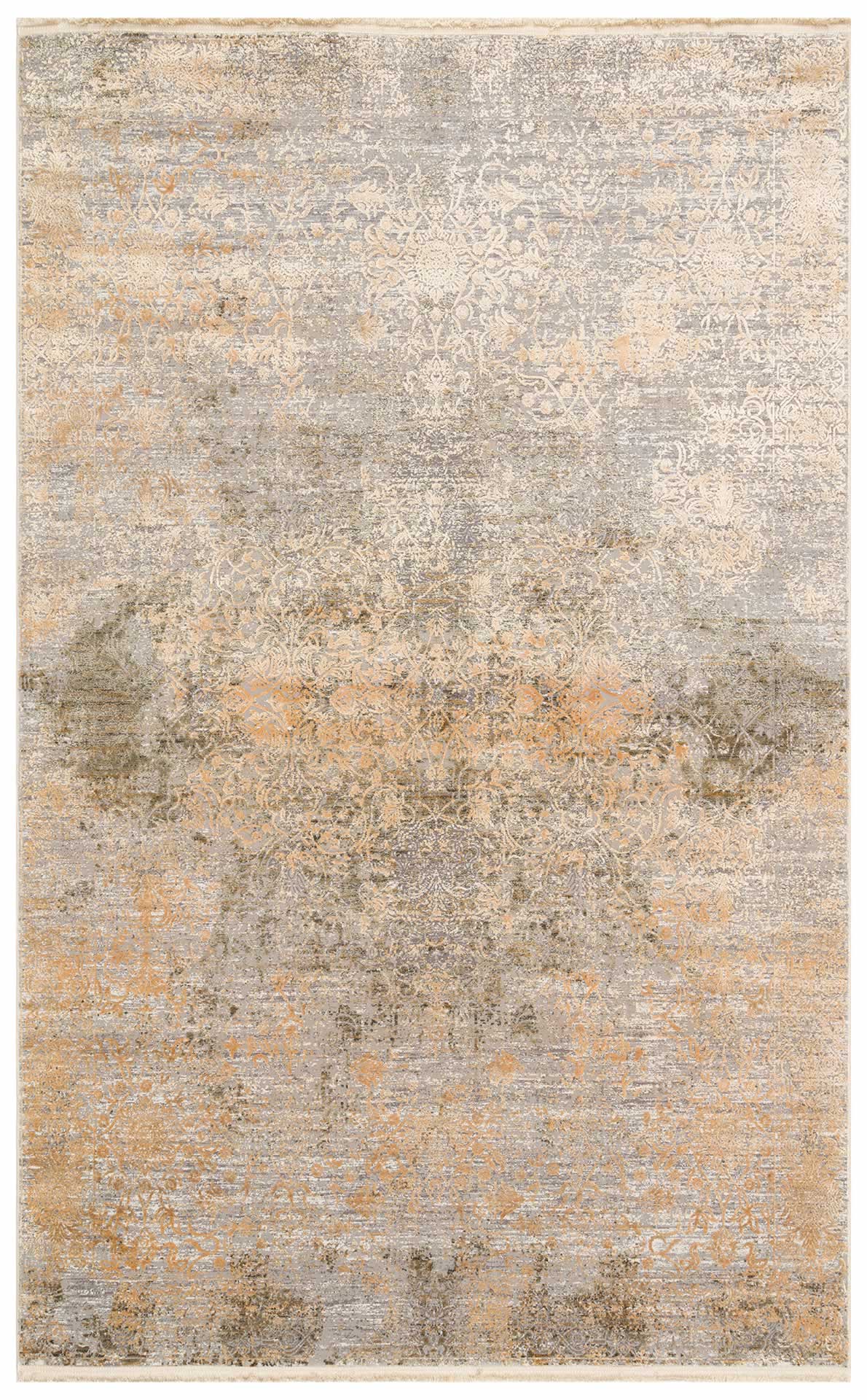 FRESCO DYED FSD 01 D.Altın - Eskitme Dokulu Işıltılı Salon Halısı