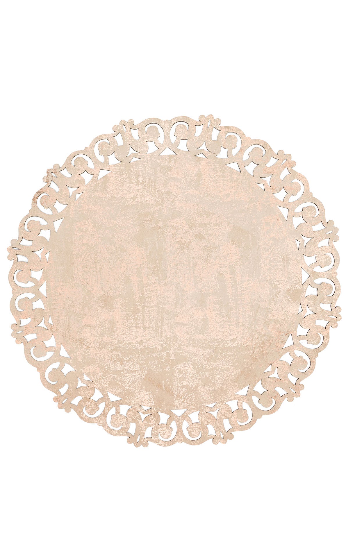 BNC 05 BEIGE COPPER Q - BIANCA - Klasik Ve Modern İşlemeli ve Oymalı Halı, Bordürlü Suni Deri Halı