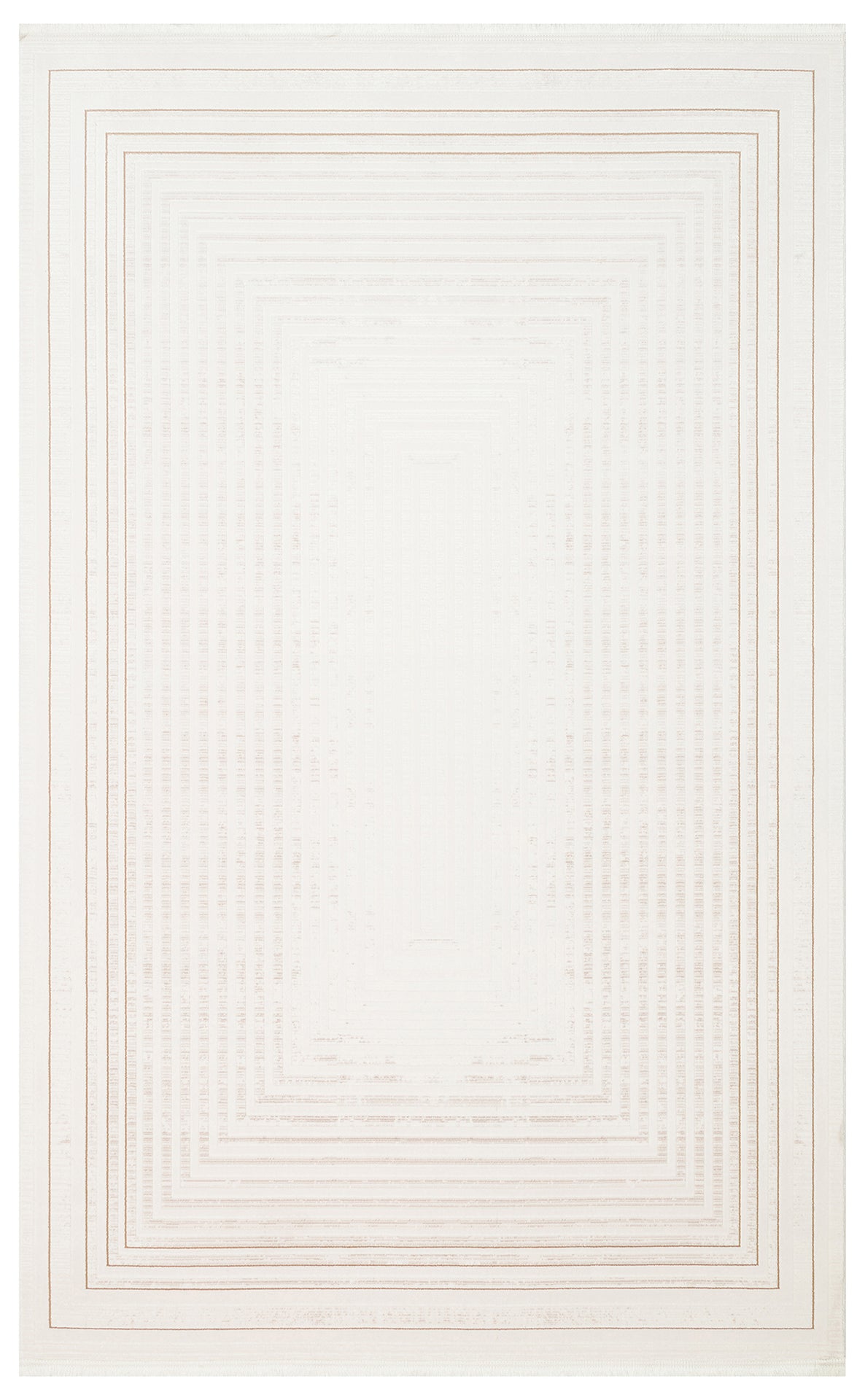 LKY 04 CREAM BEIGE - LYKIA - Sade ve Modern Akrilik Makine Halısı