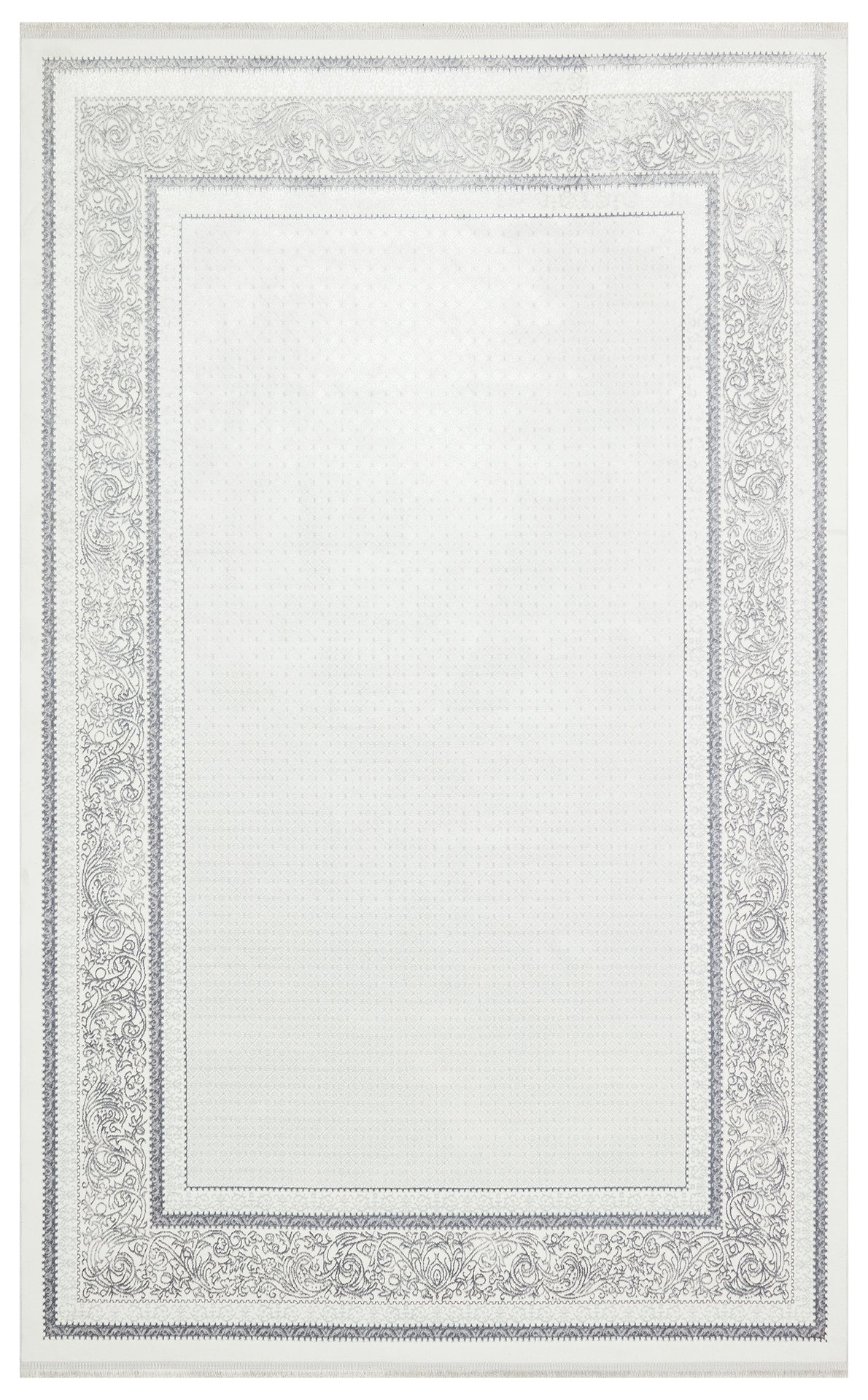 SATEEN ST 102 Gri XW - Hav Toz Vermez Yıkanabilir Kaymaz İnce Dokuma Modern Halı