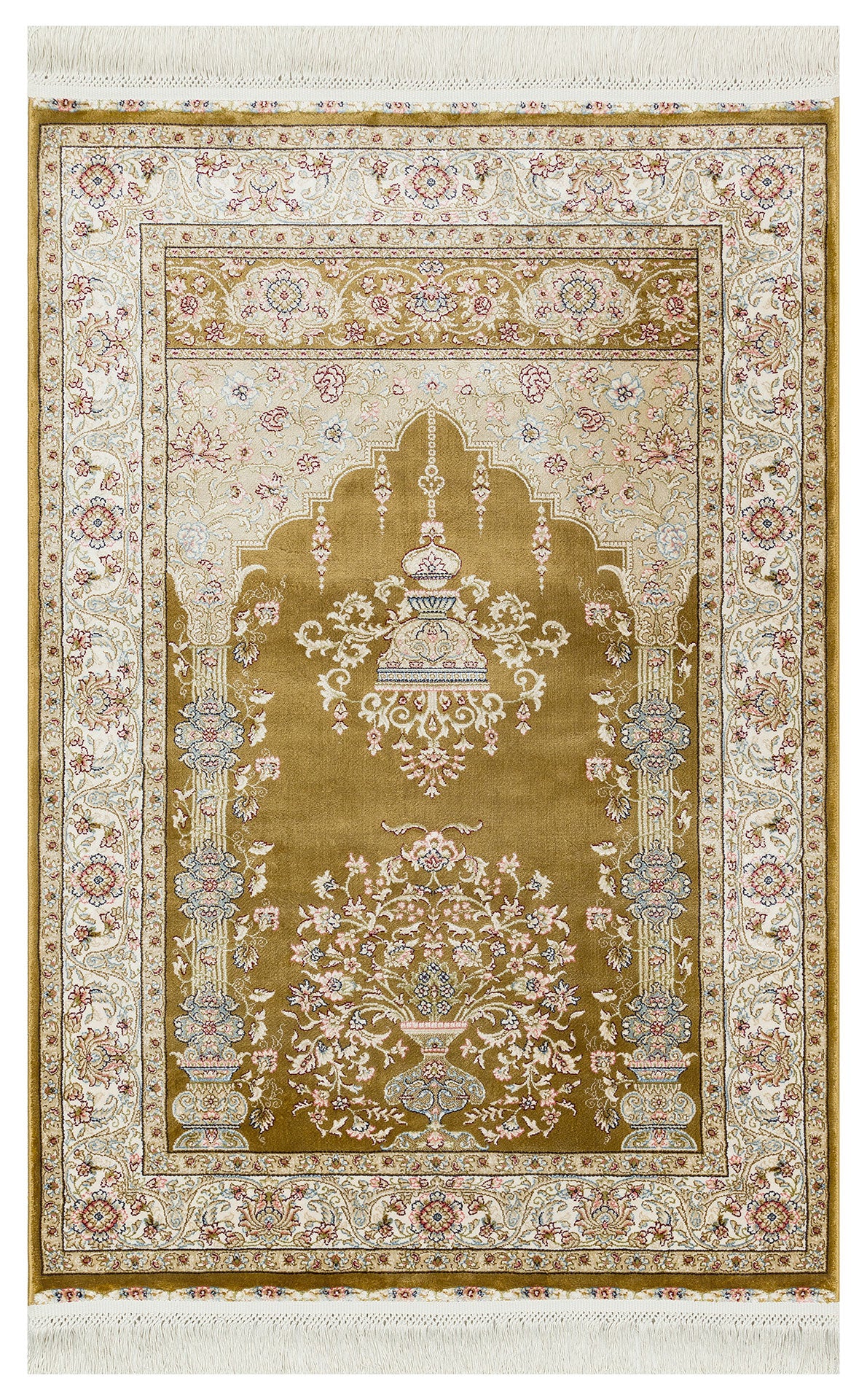 ISF SCD 01 GOLD - ISFAHAN SECCADE - Klasik Desenli Yüksek Kalite Sık Dokuma Seccade