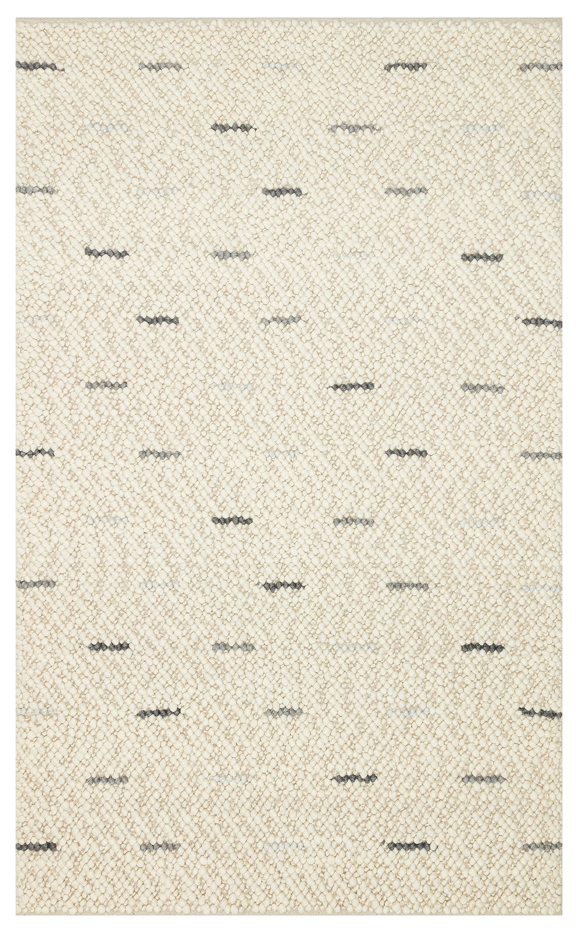 JD 06 ANTRASIT GREY - JADE - Naturel Kazak Örgü Desenli El Dokuma Örgü Halı