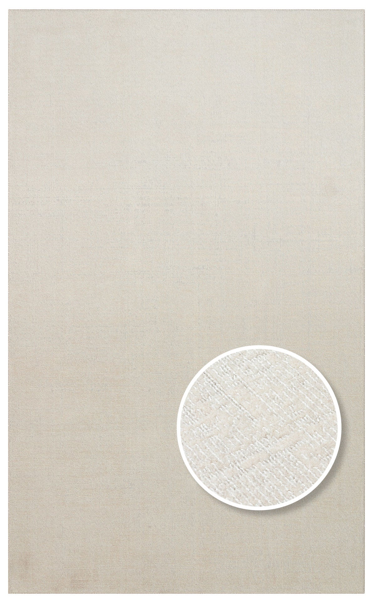 KLH PLAIN CREAM - KALAHARI - Özel Dokuma Tekniği ile Üretilen Modern Sade Desenli Makine Halısı