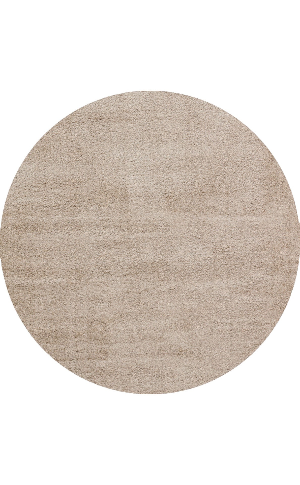 1006 BEIGE Q - COMFORT - Kolay Kullanımlı Hav Toz Vermez Yumuşak Dokulu Modern Pofuduk Shaggy Halı