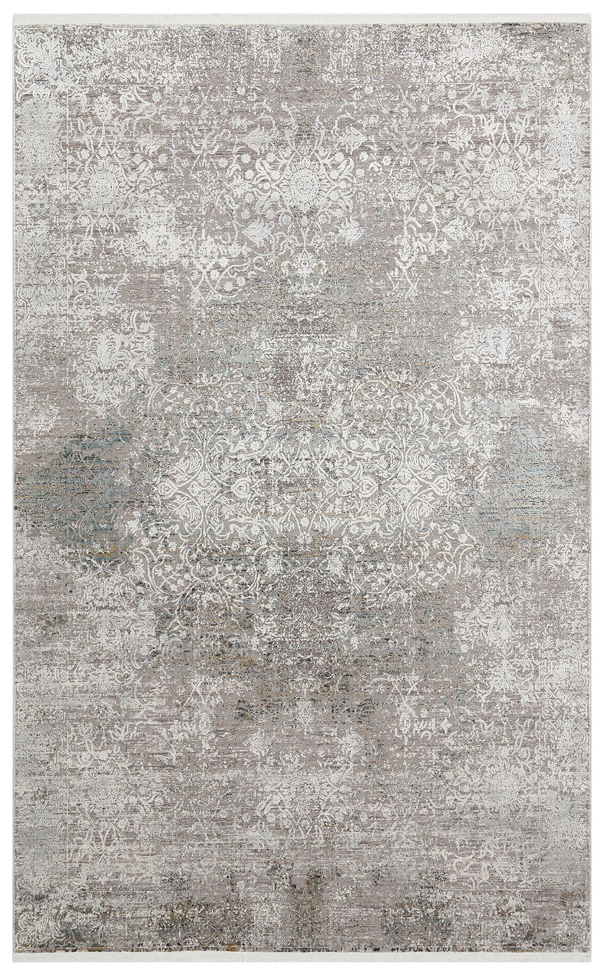 FRESCO XW FS 10 Gri - Işıltılı Dokuma Bambu Viskon Salon Halısı