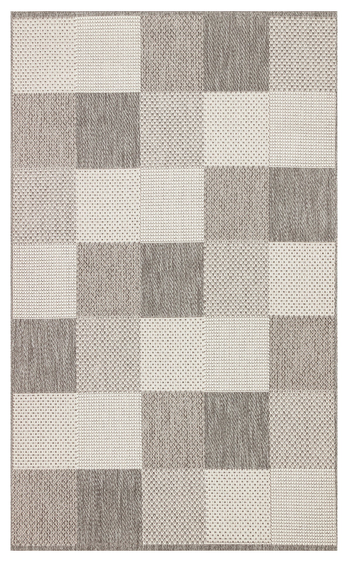 Mono MNO 01 Gri - Yıkanabilir Kaymaz Kilim Halı