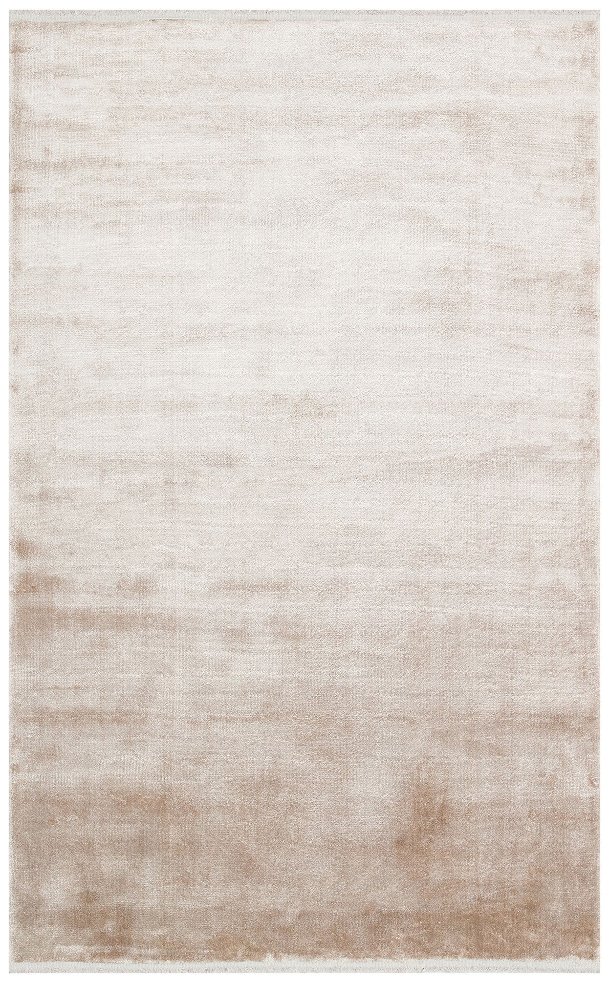 VT PLAIN BEIGE TN - VELVET - Düz Renk El Emeği ile Özel Tezgahlarda Üretilen Viskon Uşak Halısı