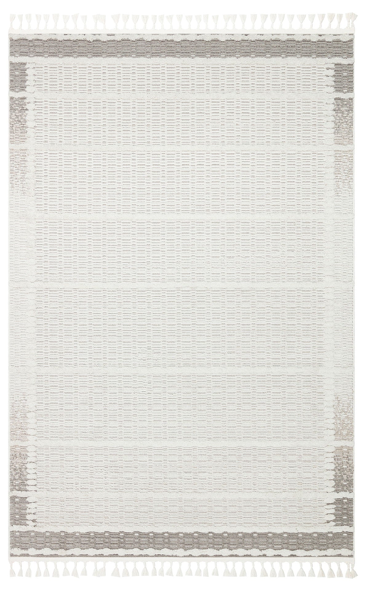 CZY 09 CREAM GREY LW - COZY - Hav Toz Vermez Modern Örgü Dokuma Makine Halısı