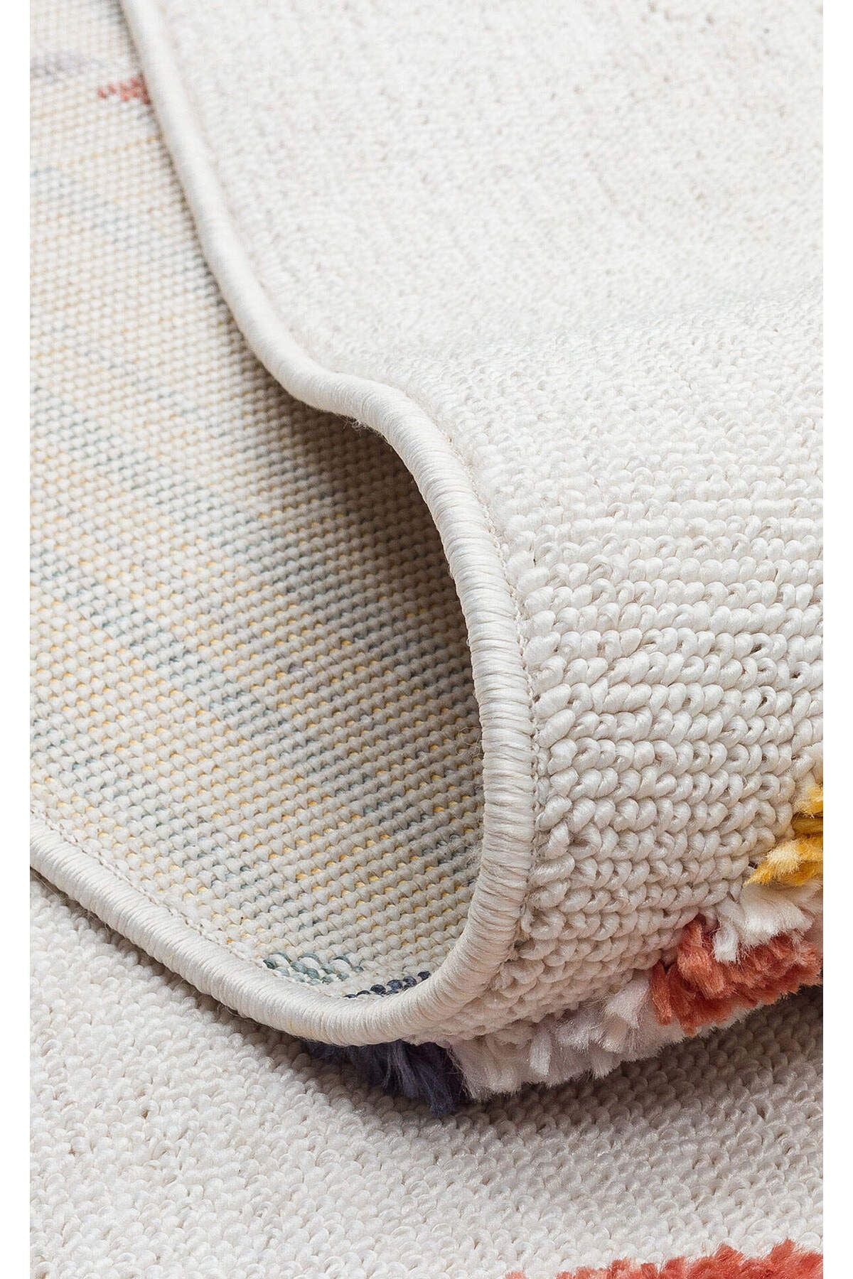 TRZ 04 MULTY - Hav Toz Vermez Yumuşak Dokulu Etnik Örgü Desenlere Sahip Modern İskindinav Halı