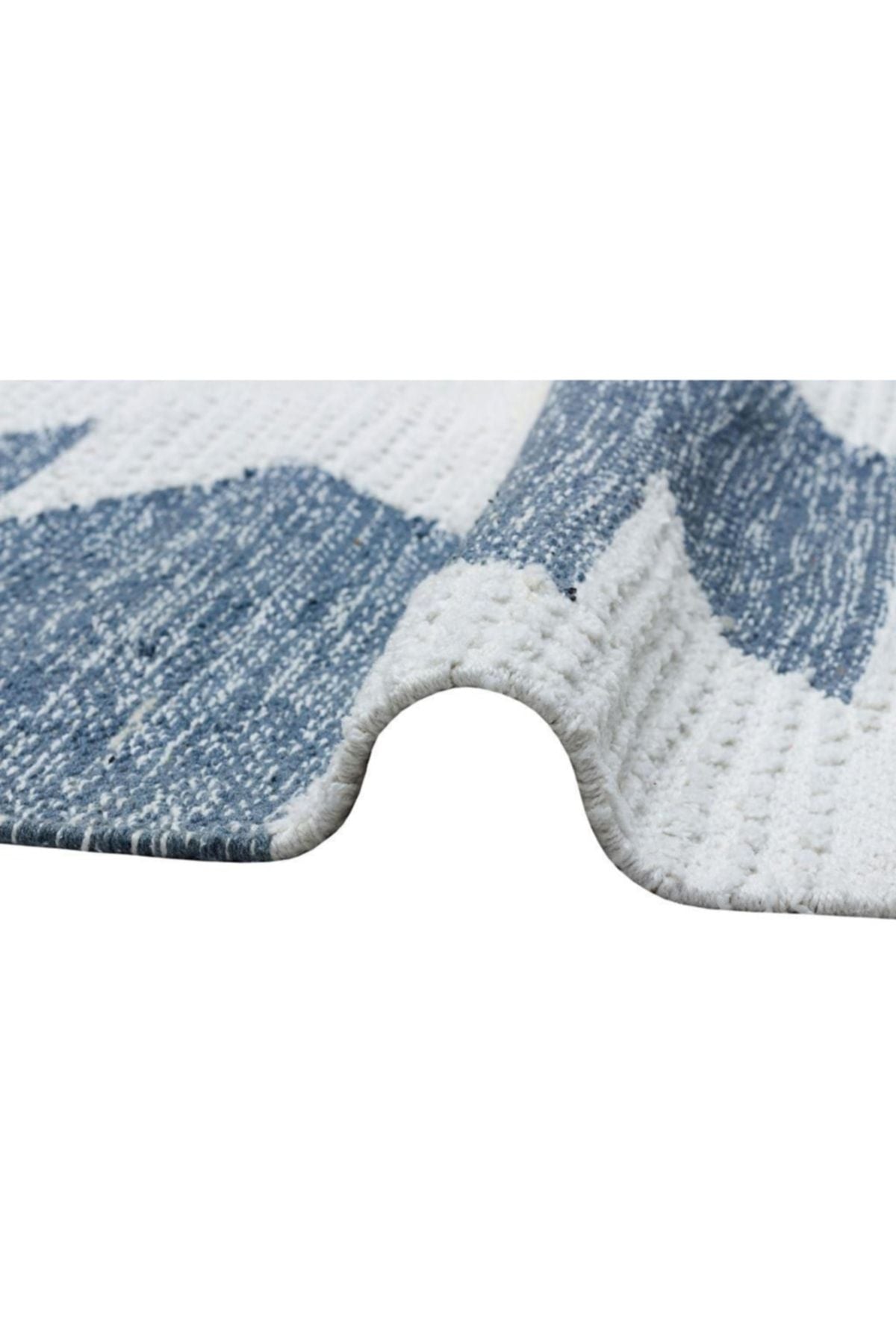 Afro Afr 01 Naturel Yıkanabilir Modern Desenli El Dokuma Hint Kilim