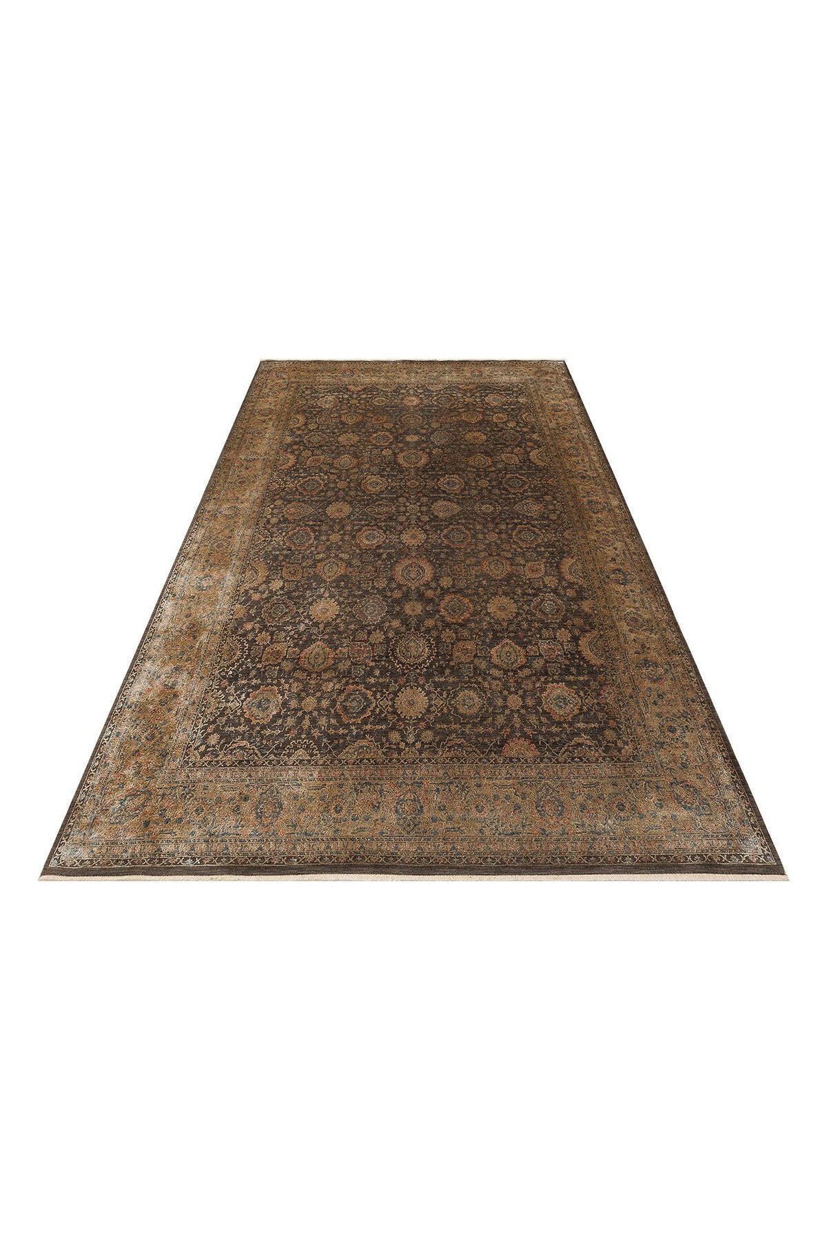 LHR 01 OLIVE - LAHOR - Zengin Renkli Şık Salon Halısı