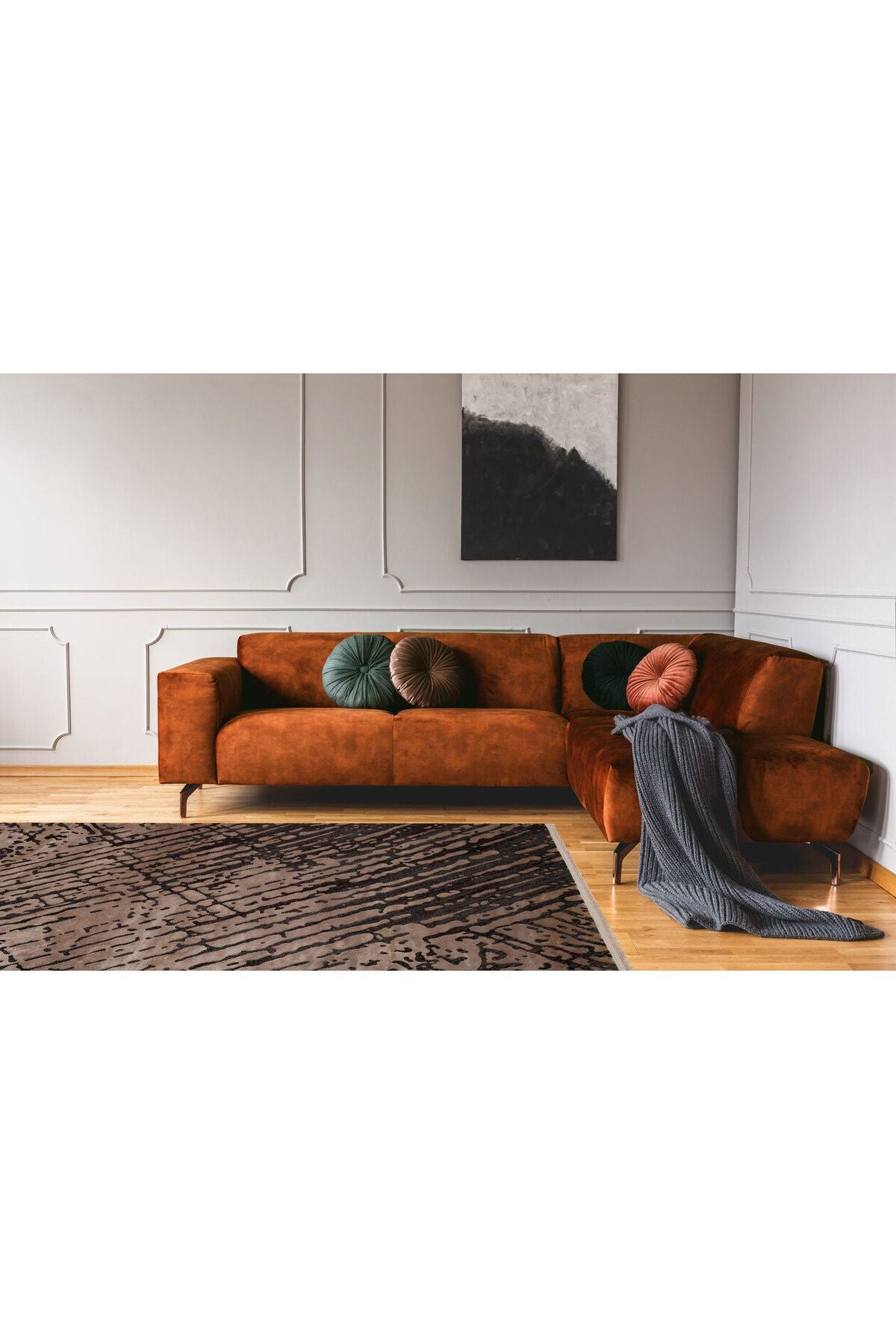 DB 05 VIZON - CORDOBA - Parlak Yüksek Alçak Dokulu Modern Makine Halısı