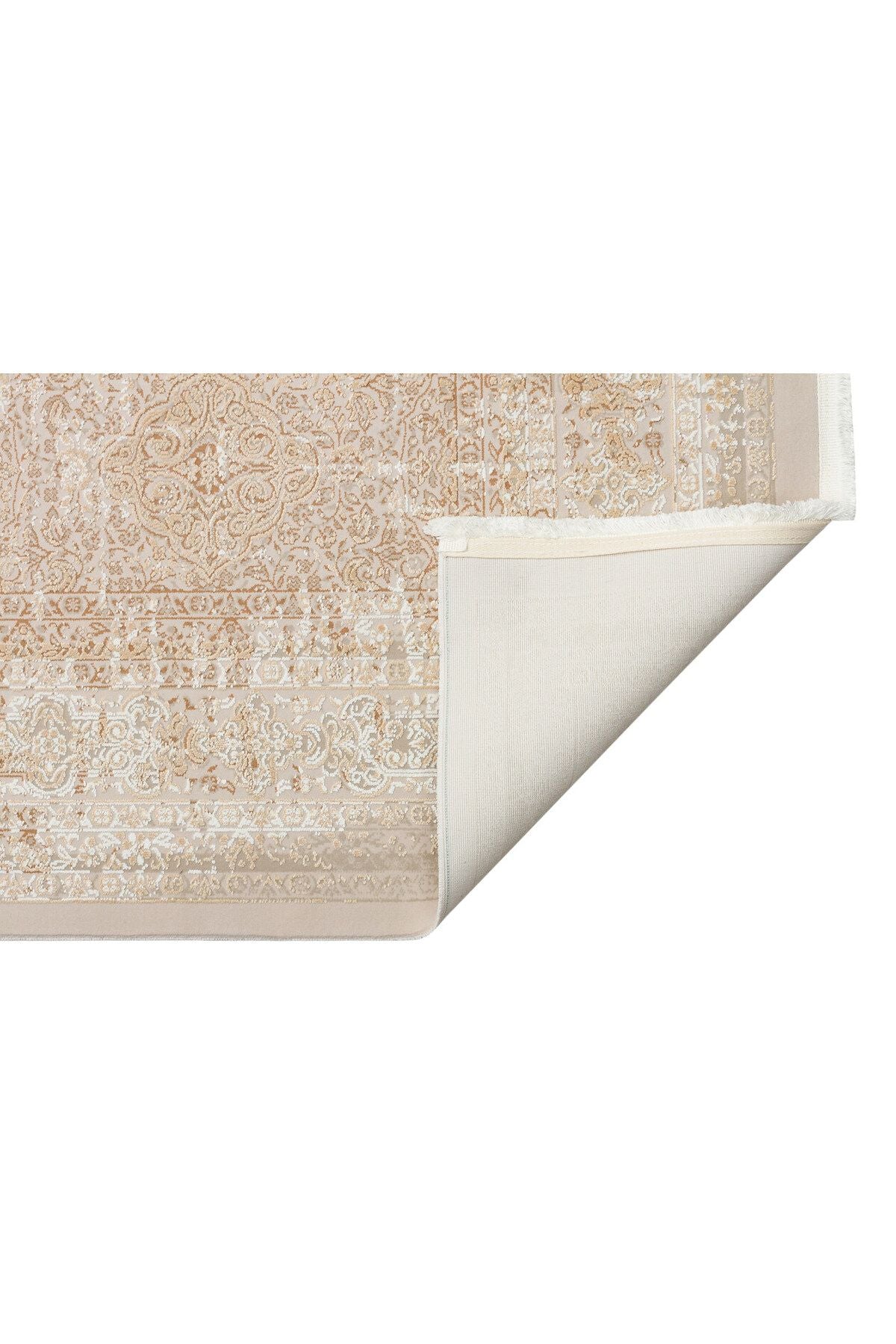 ANATOLIA ANT 02 - Natural Krem Klasik ve Modern Desenli Sık Dokuma Makine Halısı