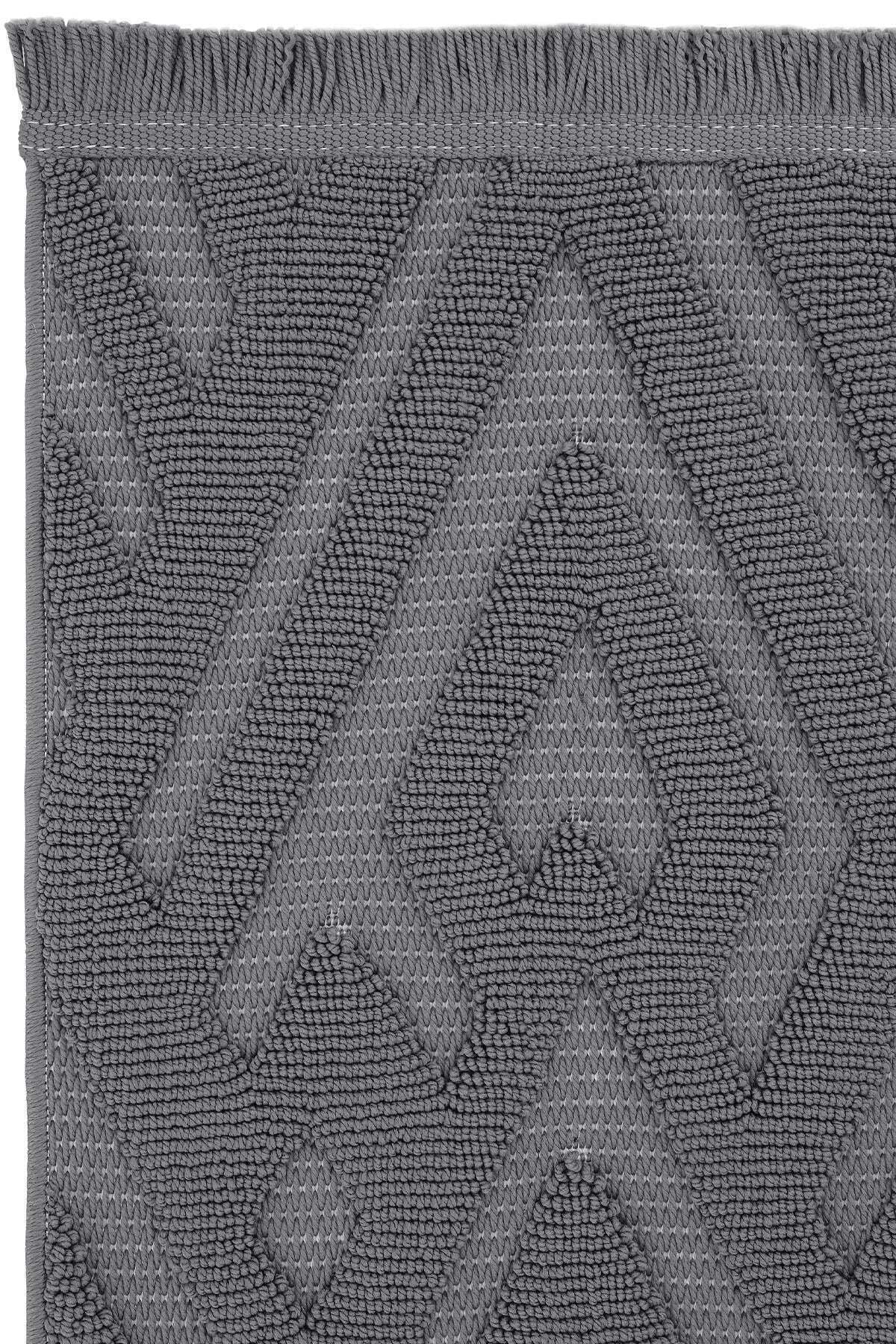 Mood 1118 Antrasit, Bukle Dokuma Modern Halı