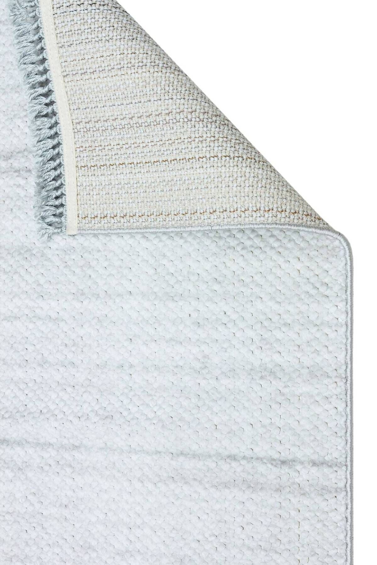 Monet 2313 Açık Gri Modern Bukle Makine Halısı