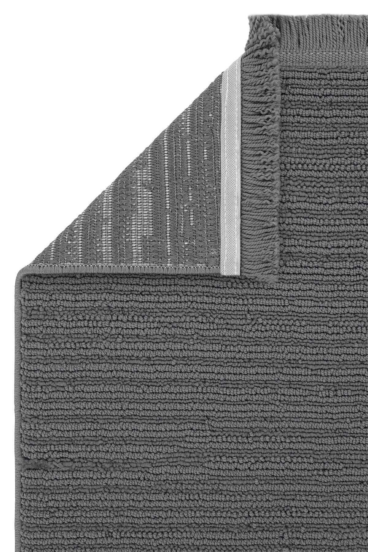 Bukle 1120 Antrasit Halı Yolluk Bukle Salon Halısı Antre Hol Koridor Halısı Yumuşak Dokuma Makine Halısı