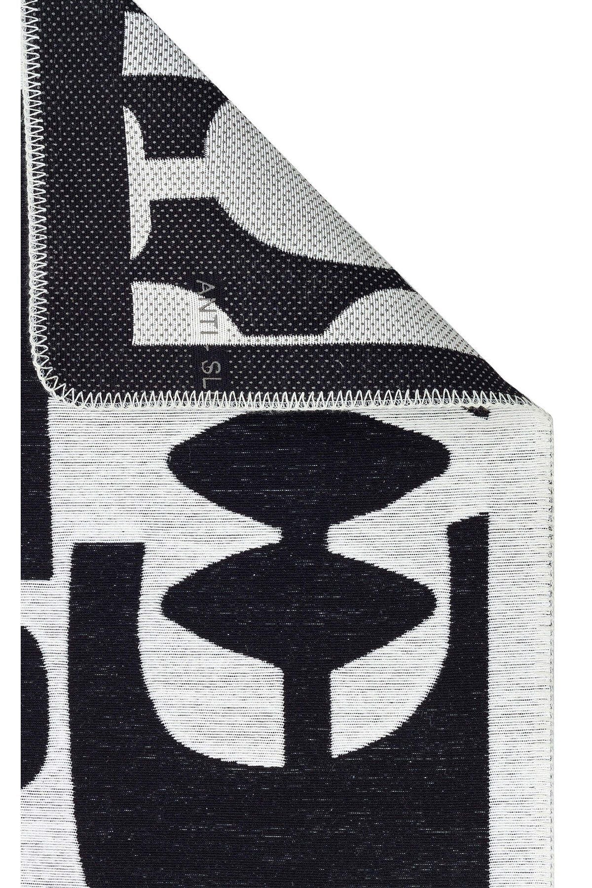 Yıkanabilir Kaymaz Tabanlı Modern Pamuk Kilim