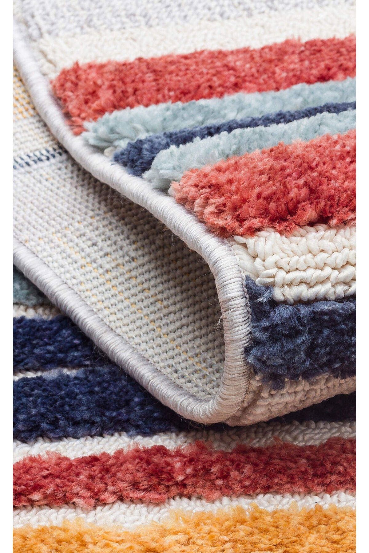 TRZ 02 MULTY - Hav Toz Vermez Yumuşak Dokulu Etnik Örgü Desenlere Sahip Modern İskindinav Halı