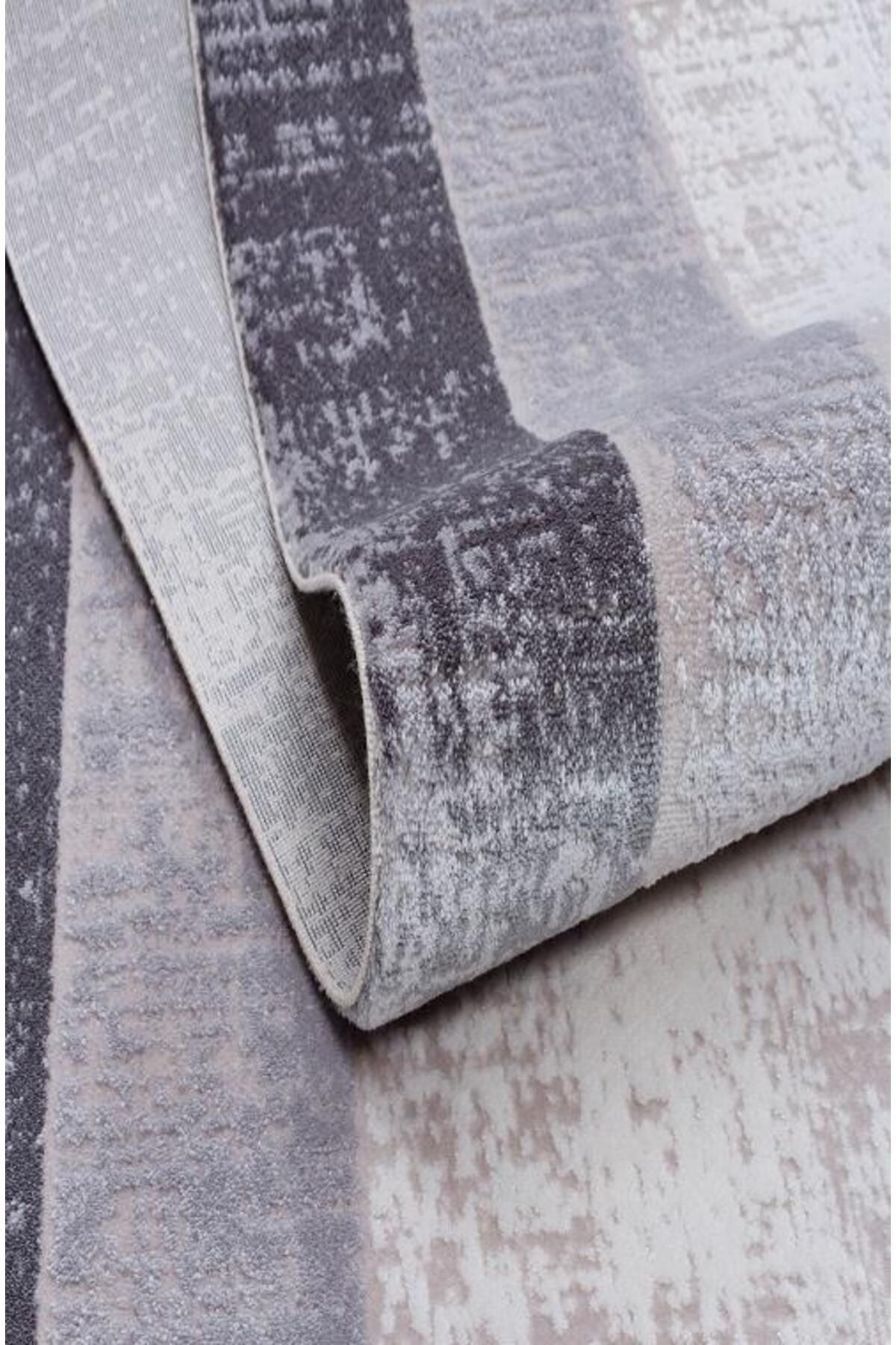 Palermo Pl01 Gri Modern Desen Halı