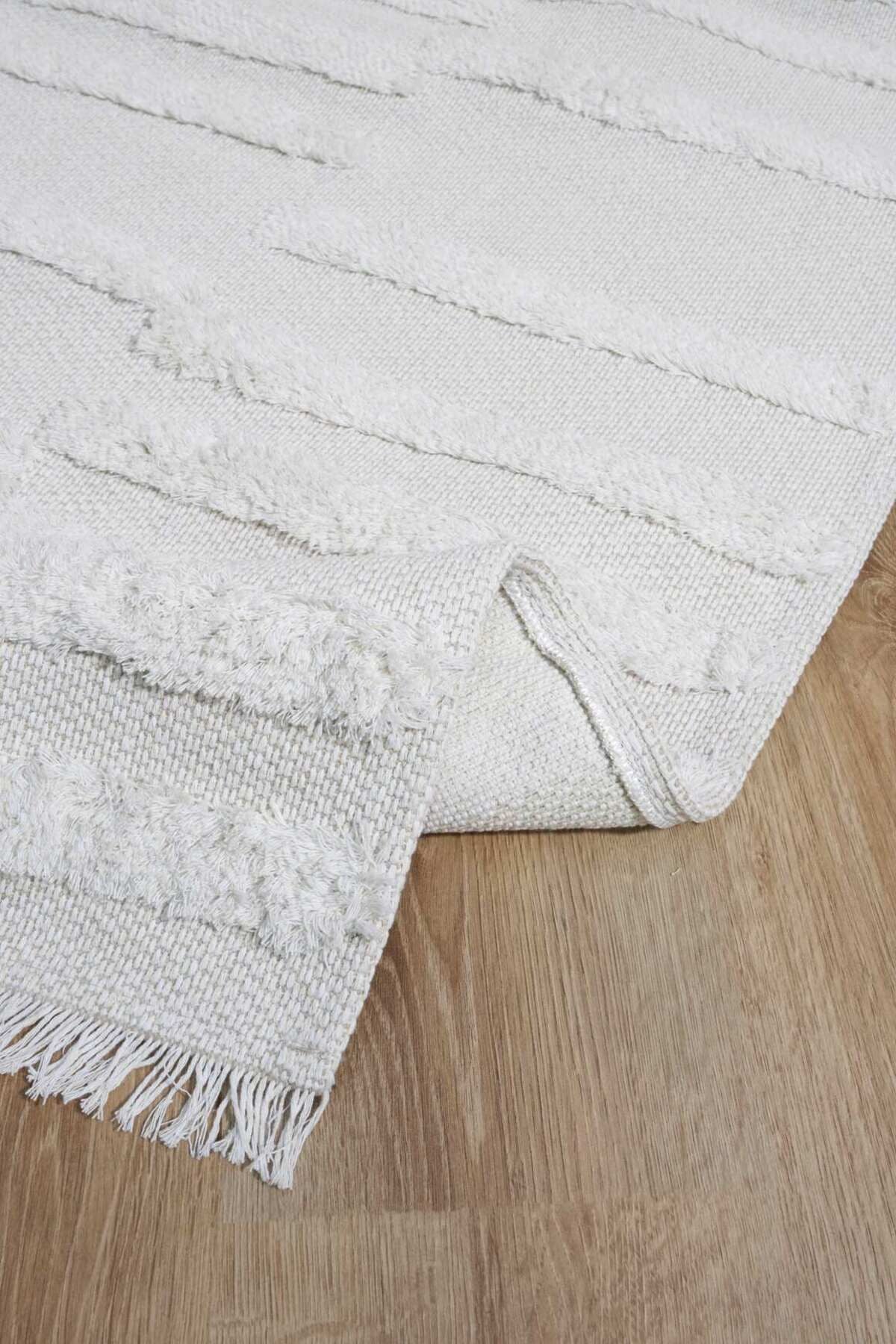 Habitat 7651 Krem Bohem Dekoratif Salon Halısı, Kilim