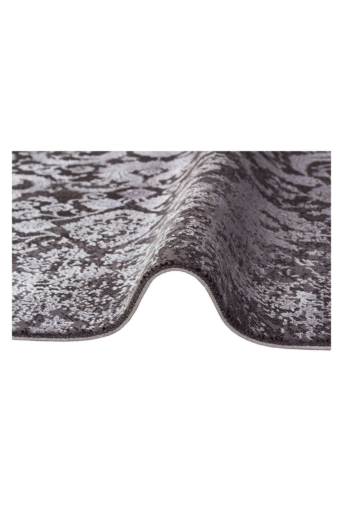 DB 02 ANTRASIT GREY NW - CORDOBA NEW - Parlak Yüksek Alçak Dokulu Modern Makine Halısı