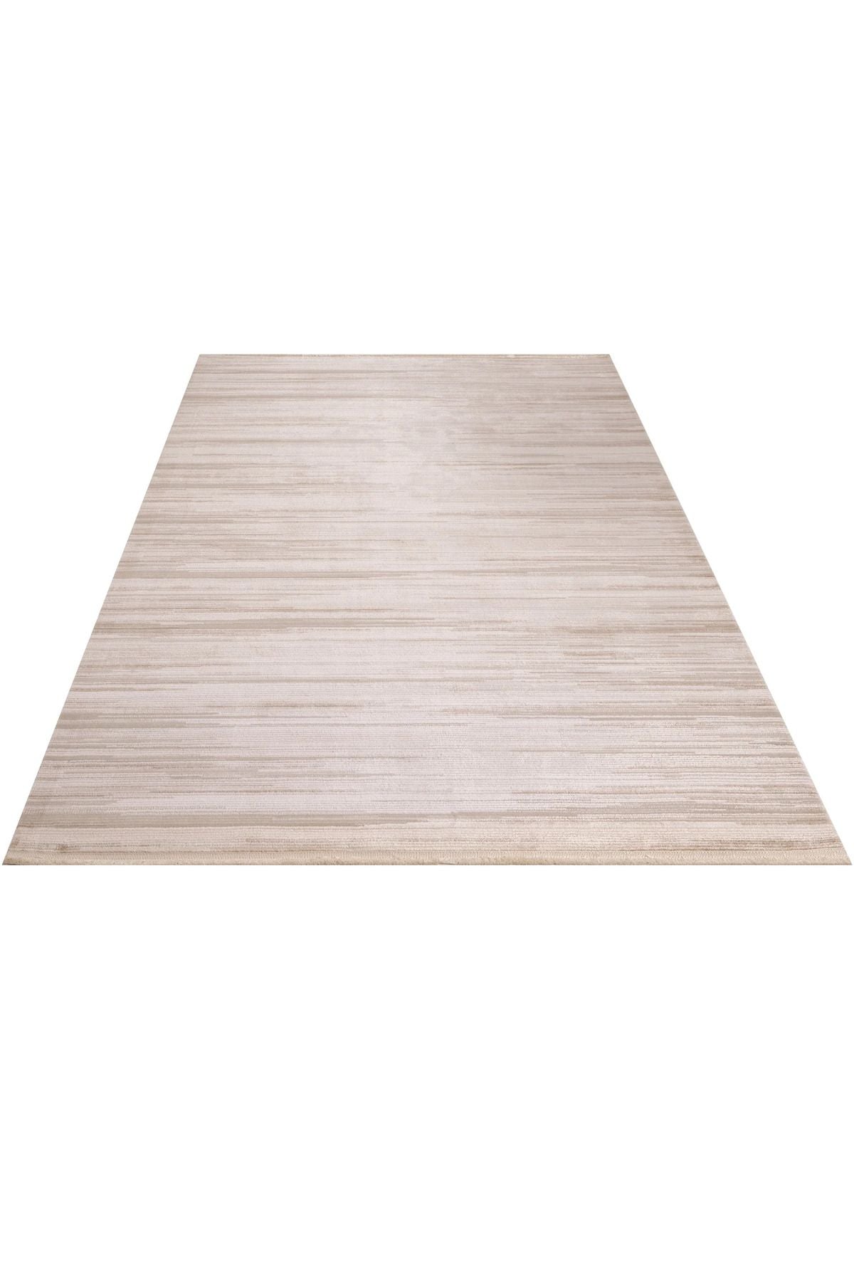 Moda 1079 Bej Geçişli Pamuk Makine Halısı