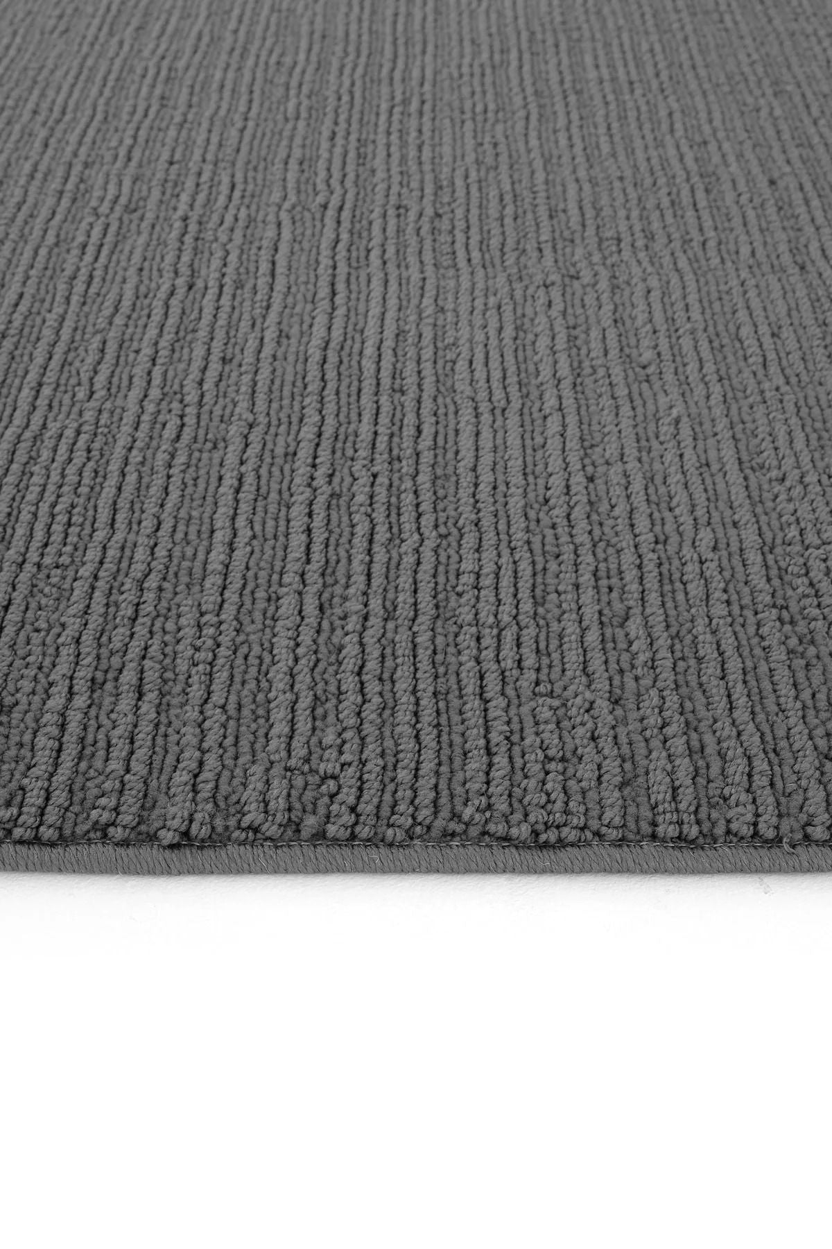 Bukle 1120 Antrasit Halı Yolluk Bukle Salon Halısı Antre Hol Koridor Halısı Yumuşak Dokuma Makine Halısı