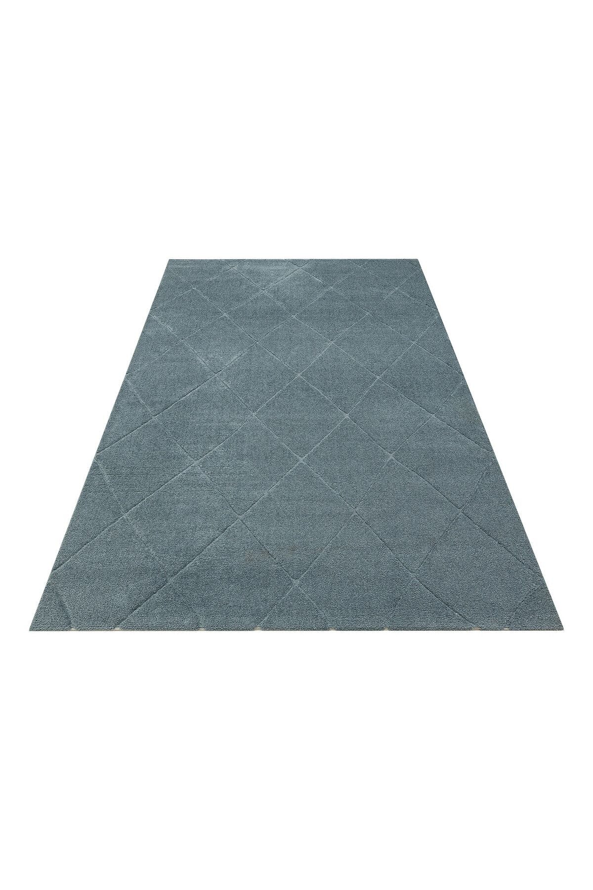 MSR 03 MARINE - Hav Toz Vermez Sade Desenli Yumuşak Dokulu Modern Makine Halısı