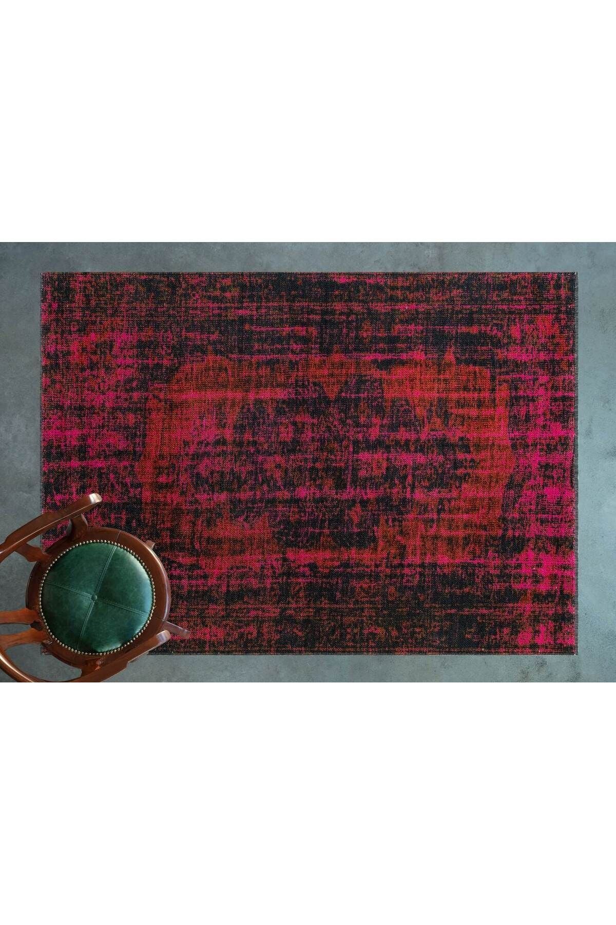 Gravity 2307 Kırmızı Dekoratif Halı, Kilim