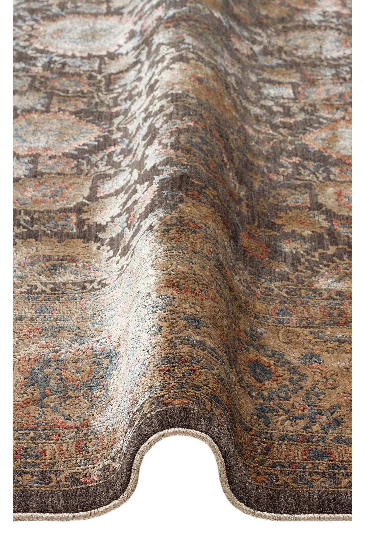 LHR 01 OLIVE - LAHOR - Zengin Renkli Şık Salon Halısı