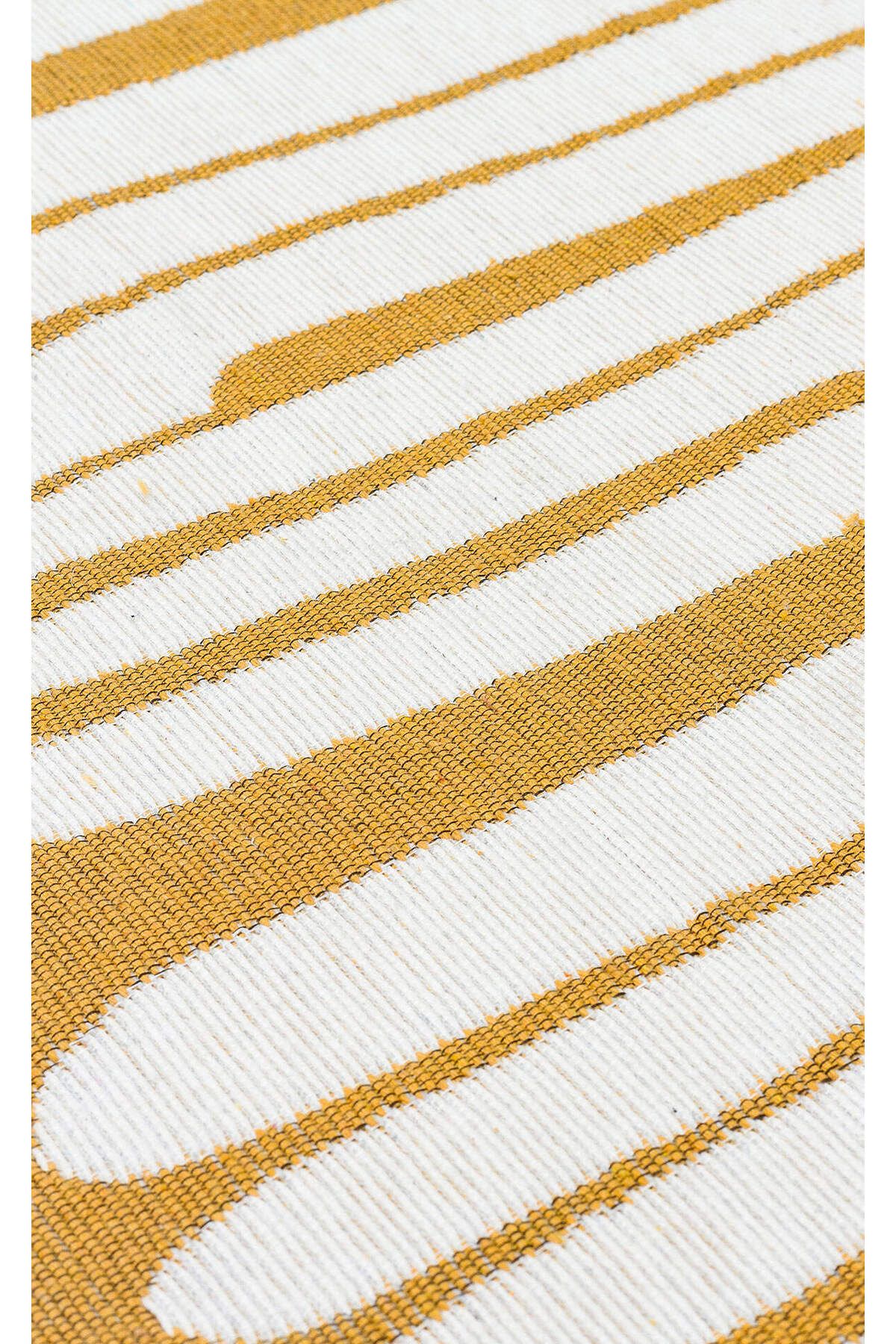 Yıkanabilir Kaymaz Tabanlı Modern Pamuk Kilim