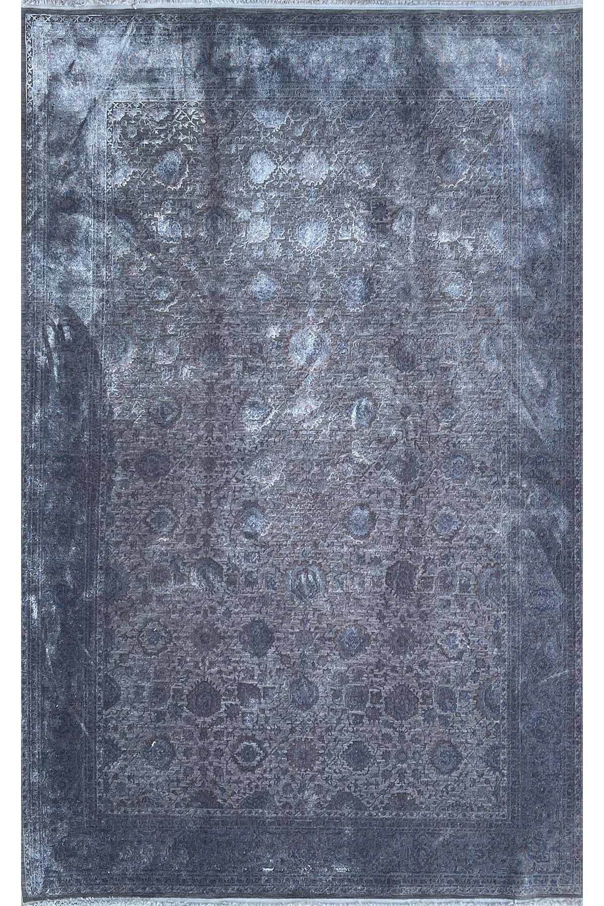 Lahor Lhr01 Marıne Özel Boyama Işlemi Ile Üretilen Modern Ve Şık 100 Tarak Halı