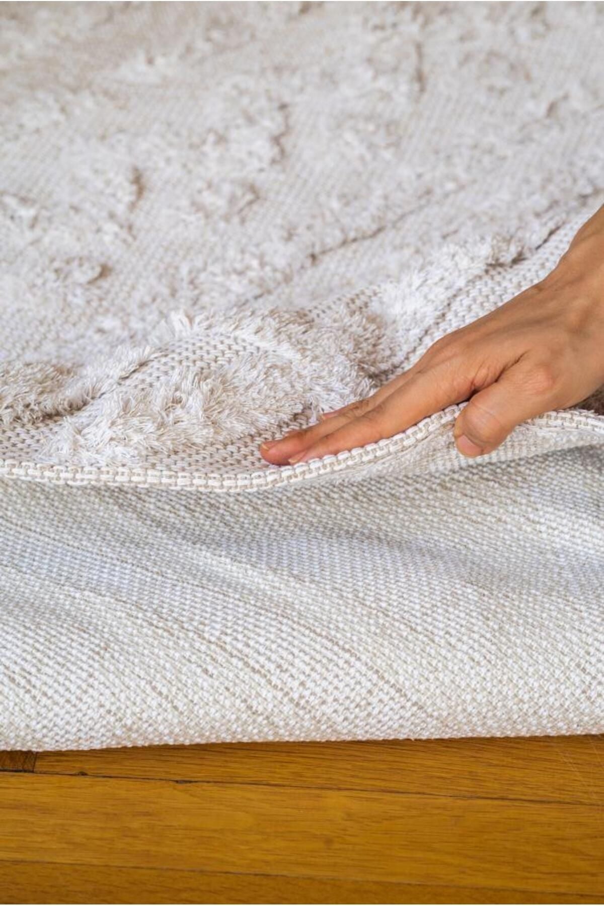 Habitat 7601 Krem Bohem Dekoratif Salon Halısı, Kilim