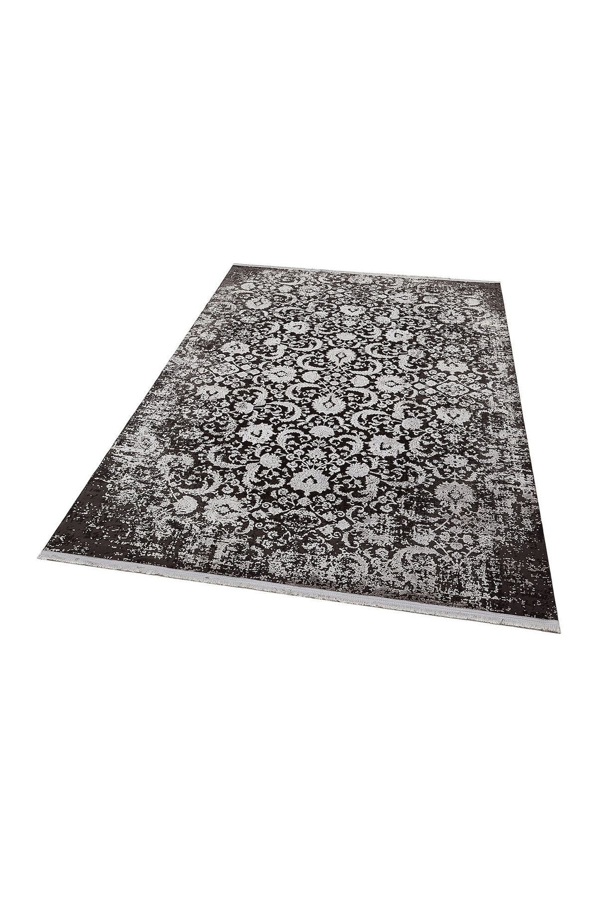 DB 02 ANTRASIT GREY NW - CORDOBA NEW - Parlak Yüksek Alçak Dokulu Modern Makine Halısı