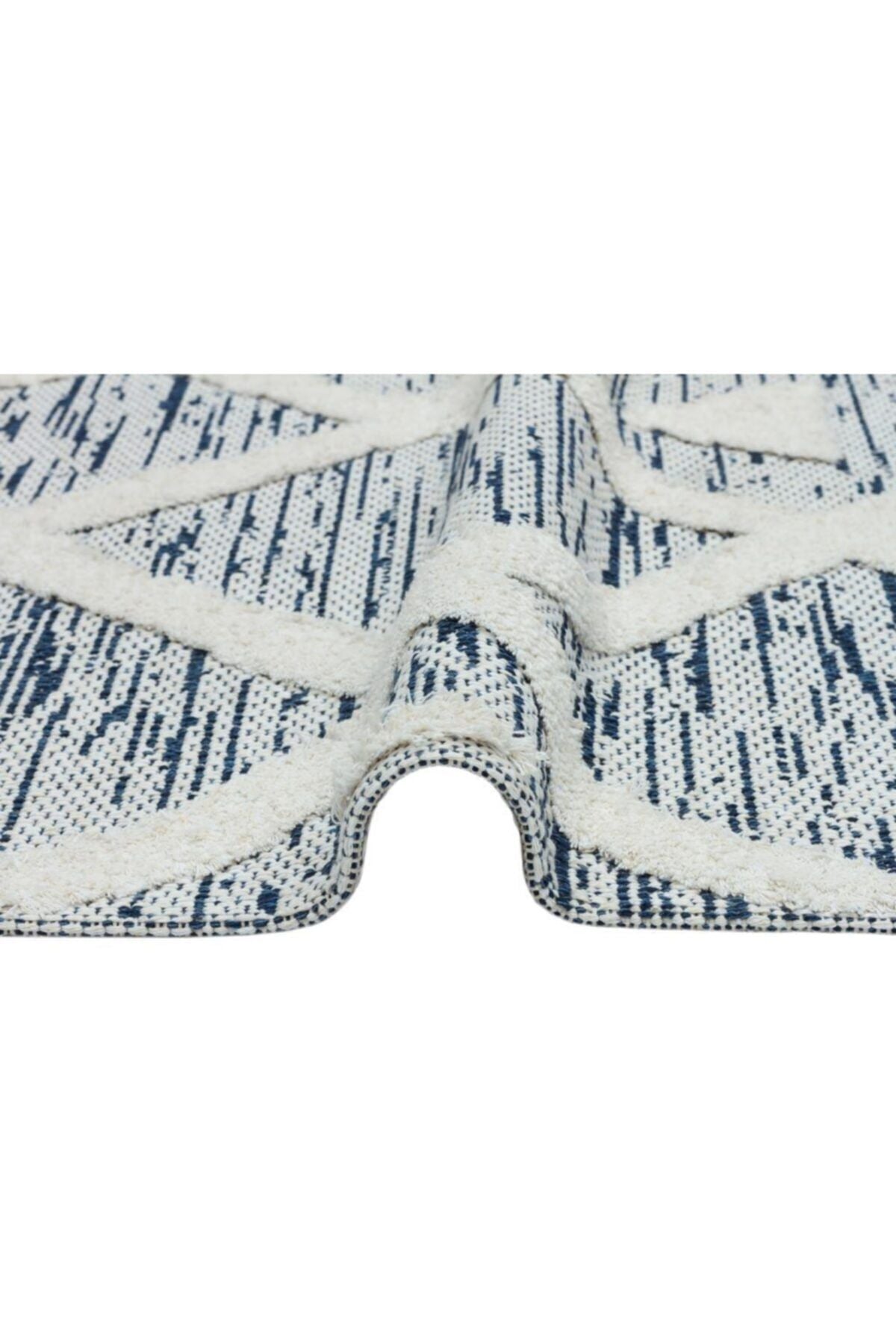 Habitat 7621 Mavi Bohem Dekoratif Salon Halısı, Kilim